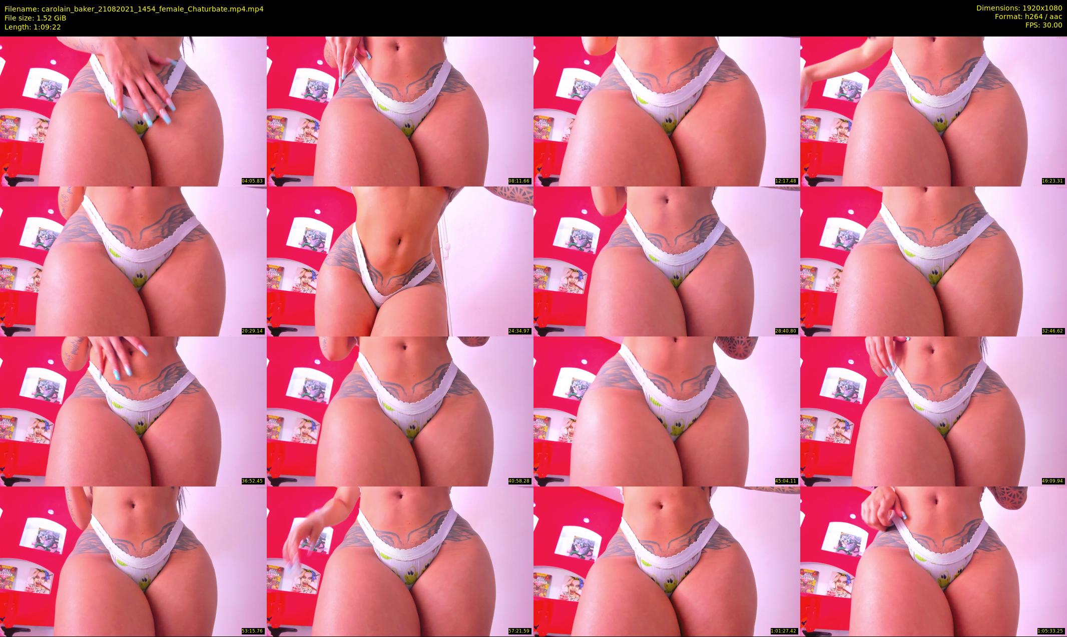 carolain_baker — 70 minute Chaturbate female cam show recording, 1080p, Aug 21, 2021