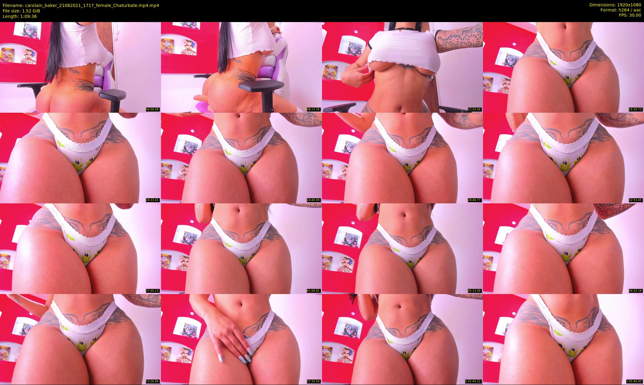 carolain_baker — 70 minute Chaturbate female cam show recording, 1080p, Aug 21, 2021