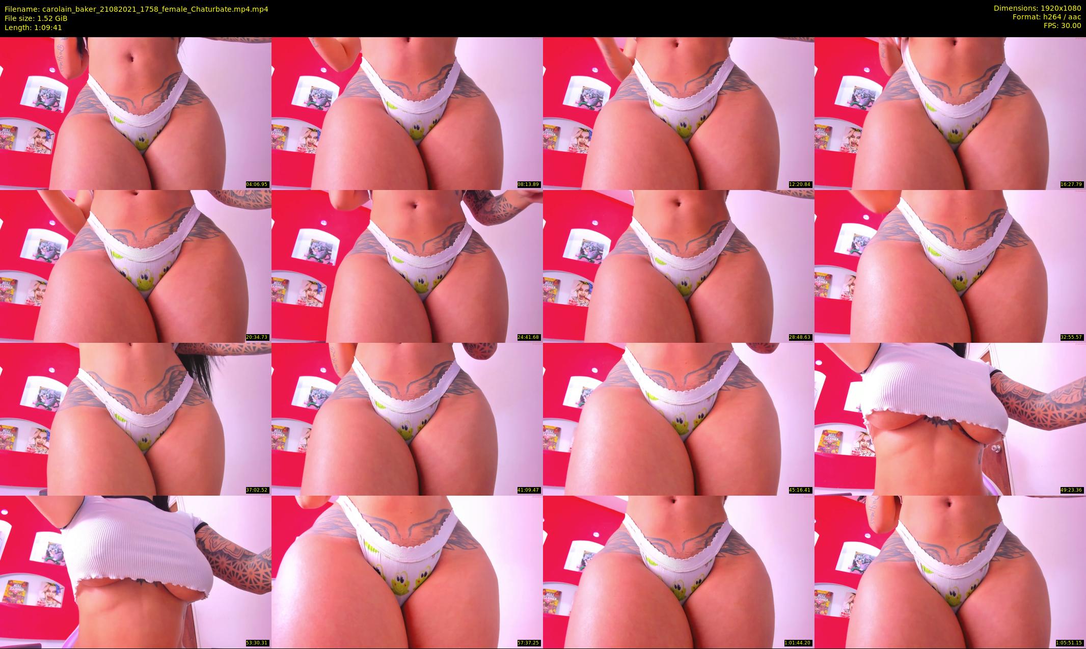 carolain_baker — 70 minute Chaturbate female cam show recording, 1080p, Aug 21, 2021