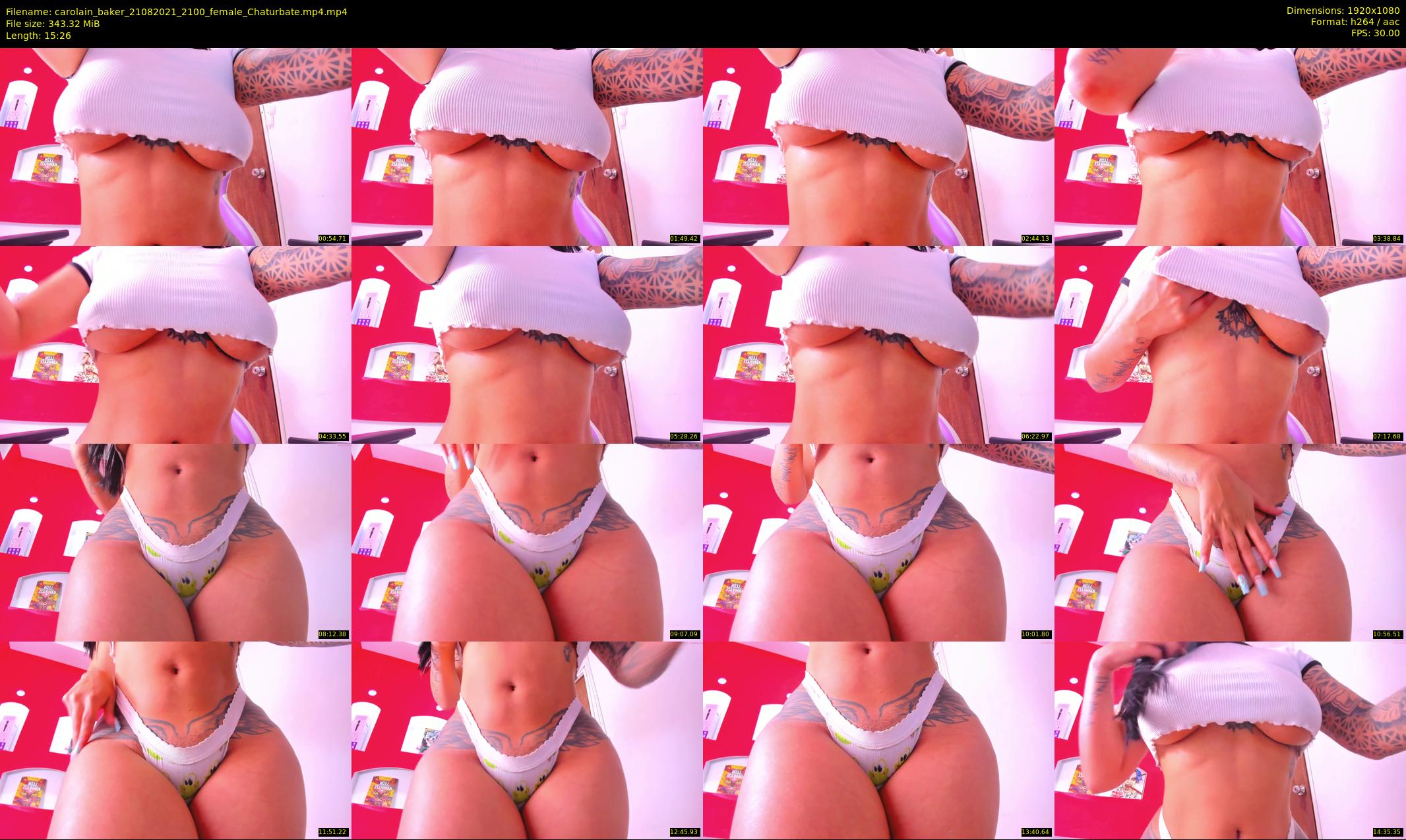 carolain_baker — 16 minute Chaturbate female cam show recording, 1080p, Aug 21, 2021
