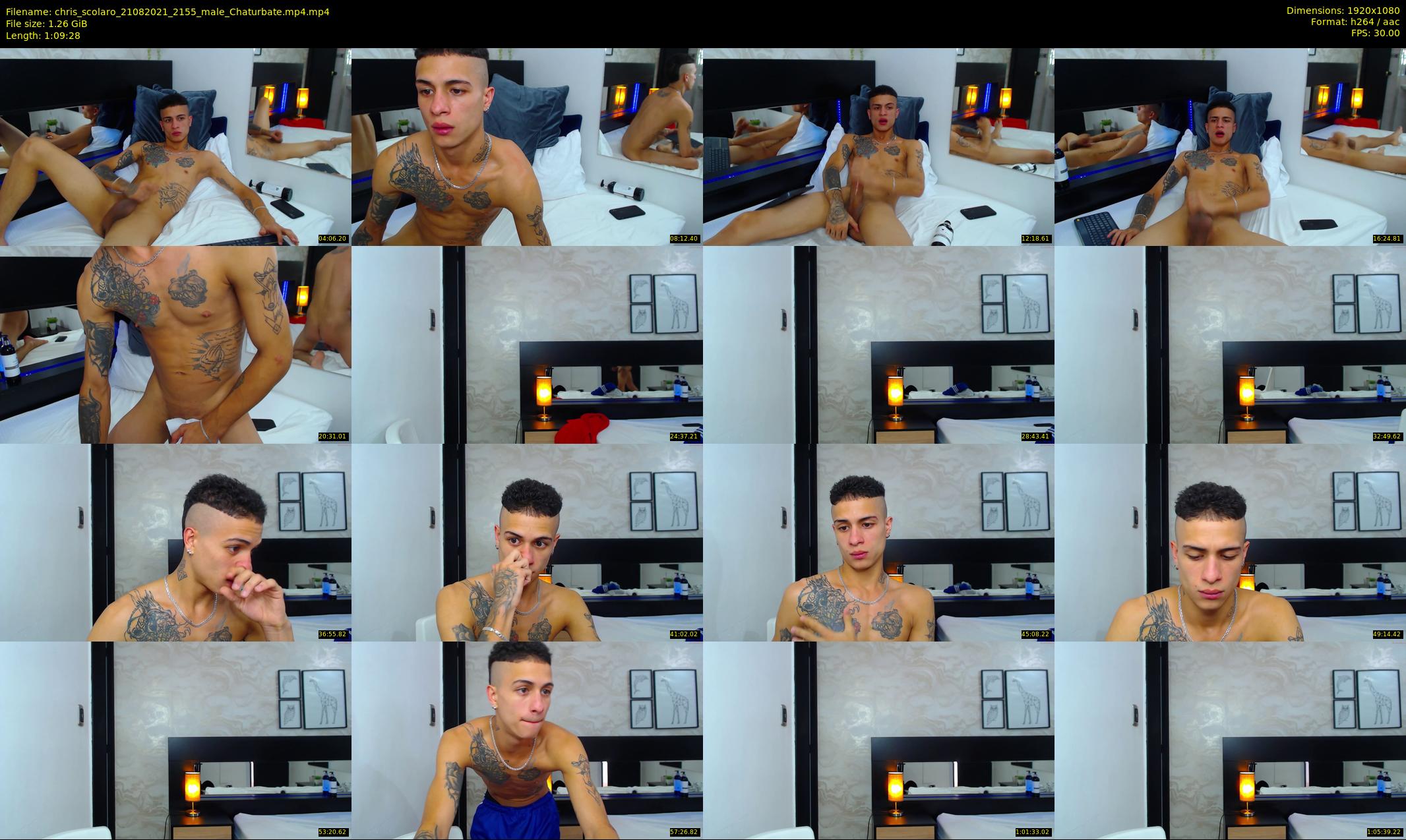 chris_scolaro — 70 minute Chaturbate male cam show recording, 1080p, Aug 21, 2021