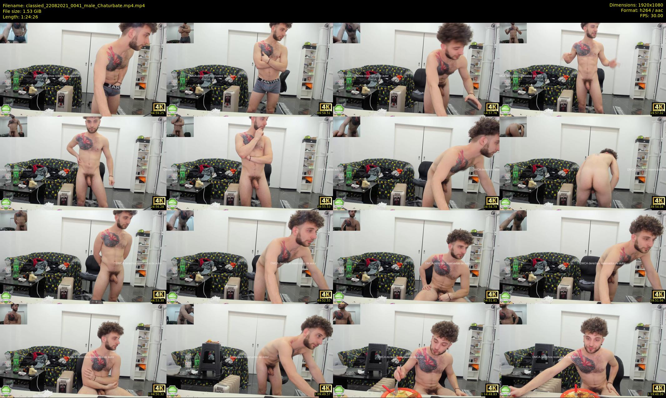 classied — 85 minute Chaturbate male cam show recording, 1080p, Aug 22, 2021