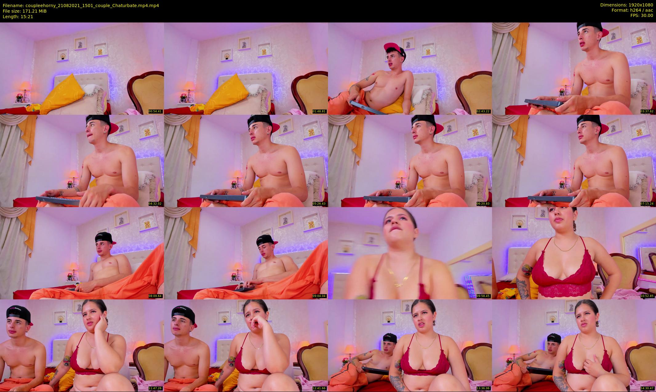 coupleehorny — 16 minute Chaturbate couple cam show recording, 1080p, Aug 21, 2021