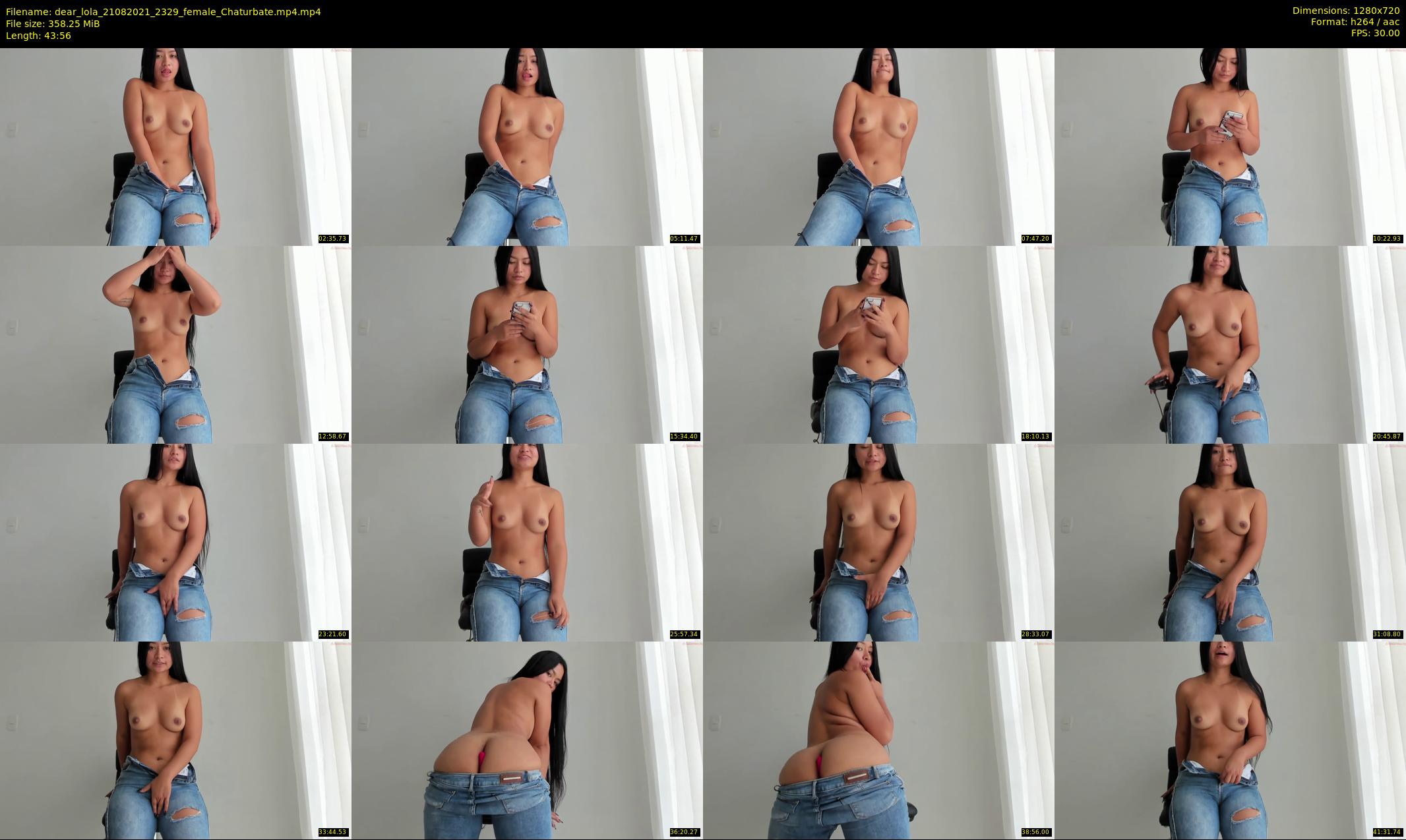 dear_lola — 44 minute Chaturbate female cam show recording, 720p, Aug 21, 2021