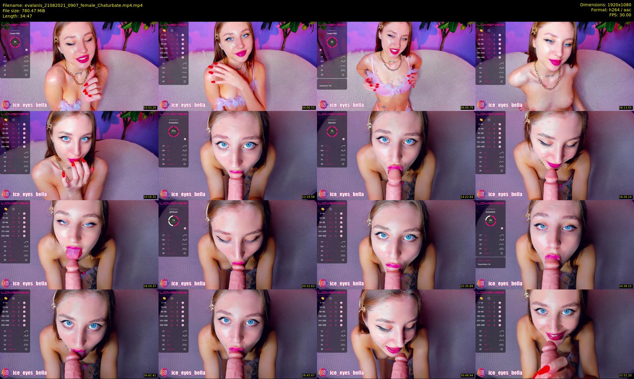 evalanis — 35 minute Chaturbate couple cam show recording, 1080p, Aug 21, 2021