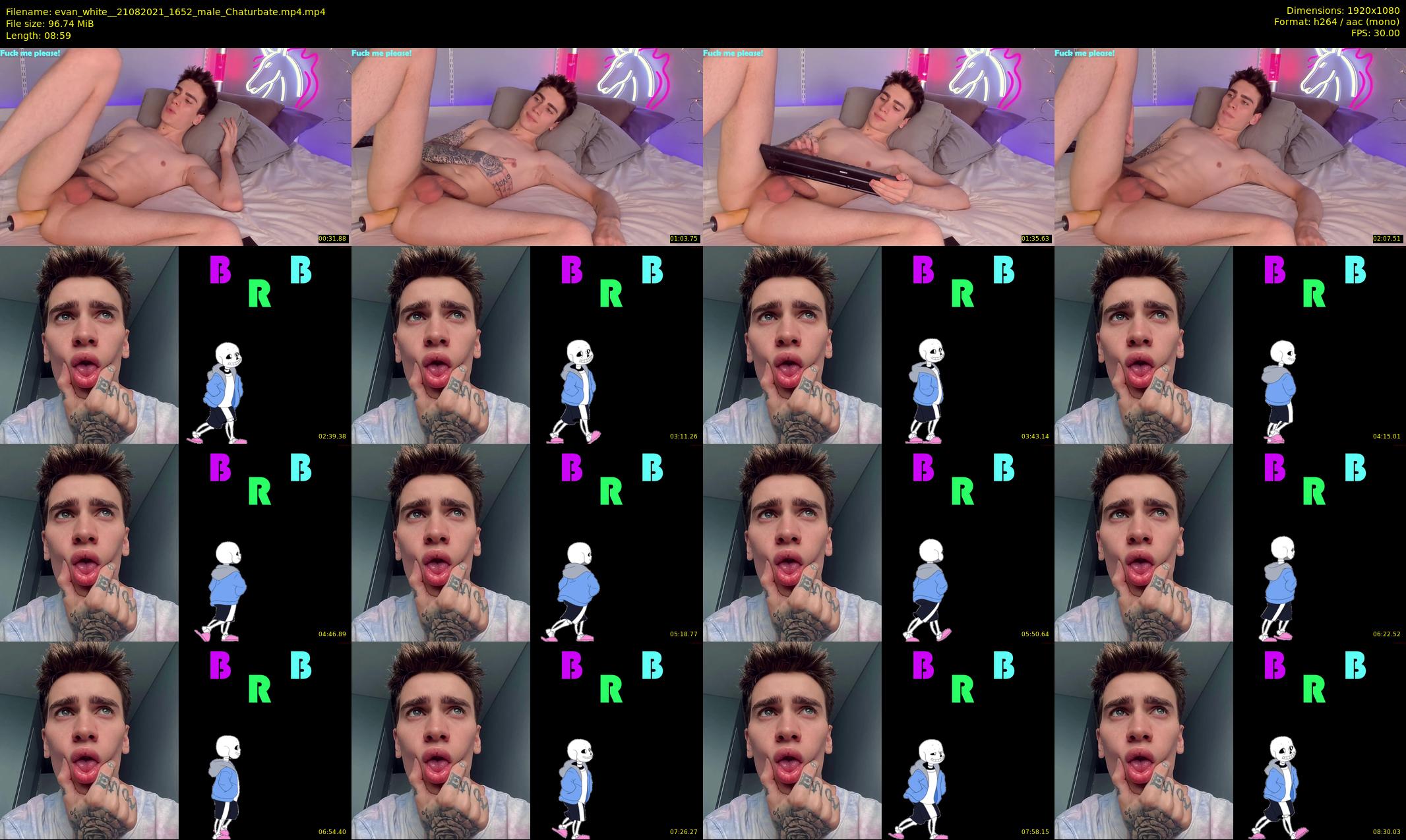 evan_white_ — 9 minute Chaturbate male cam show recording, 1080p, Aug 21, 2021