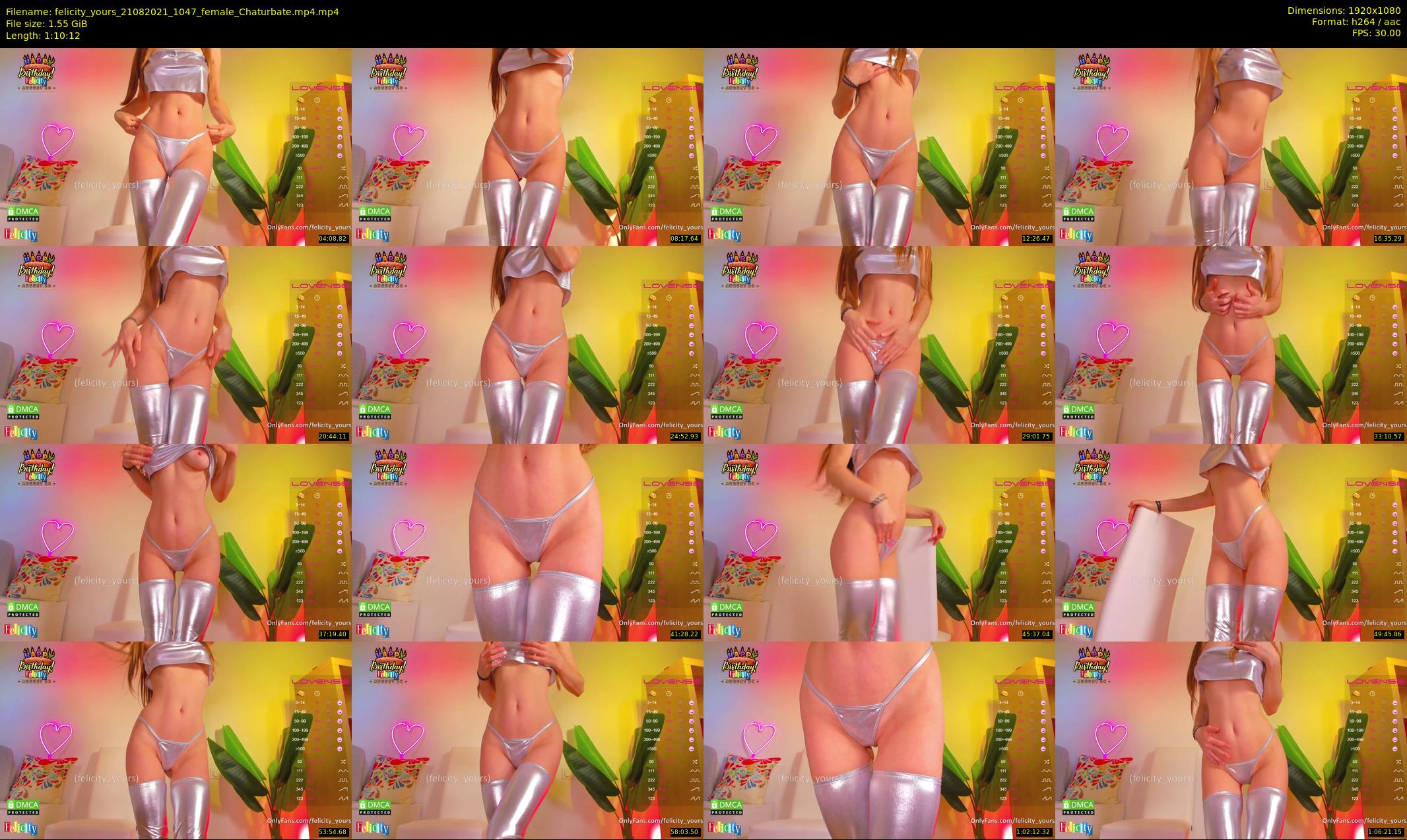 felicity_yours — 71 minute Chaturbate female cam show recording, 1080p, Aug 21, 2021