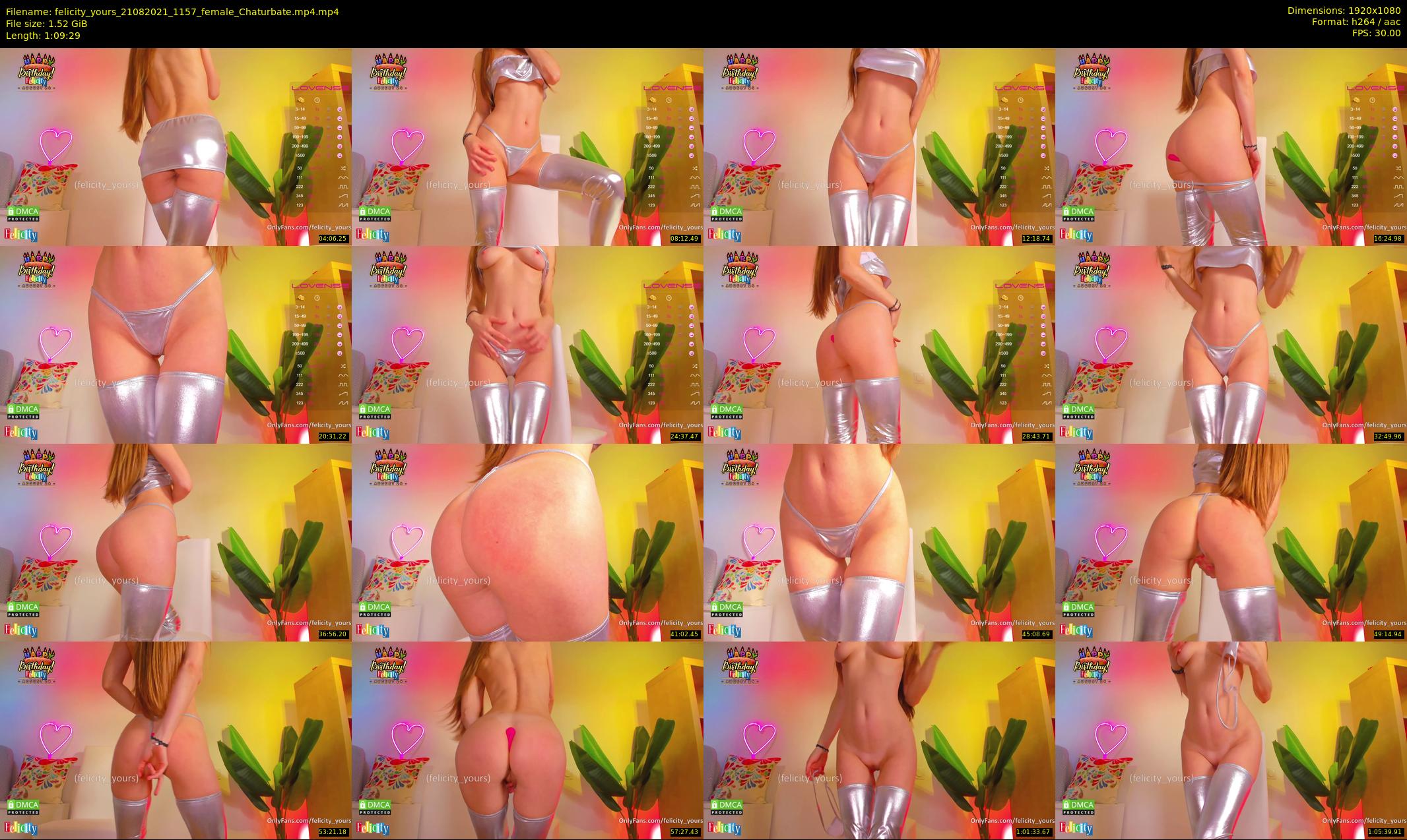 felicity_yours — 70 minute Chaturbate female cam show recording, 1080p, Aug 21, 2021