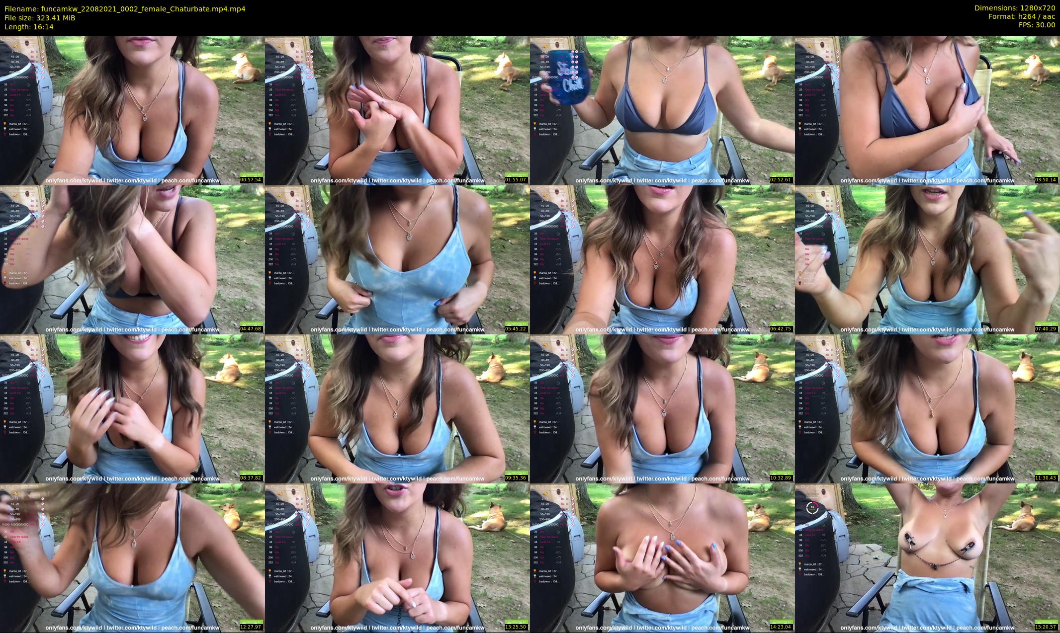 funcamkw — 17 minute Chaturbate female cam show recording, 720p, Aug 22, 2021