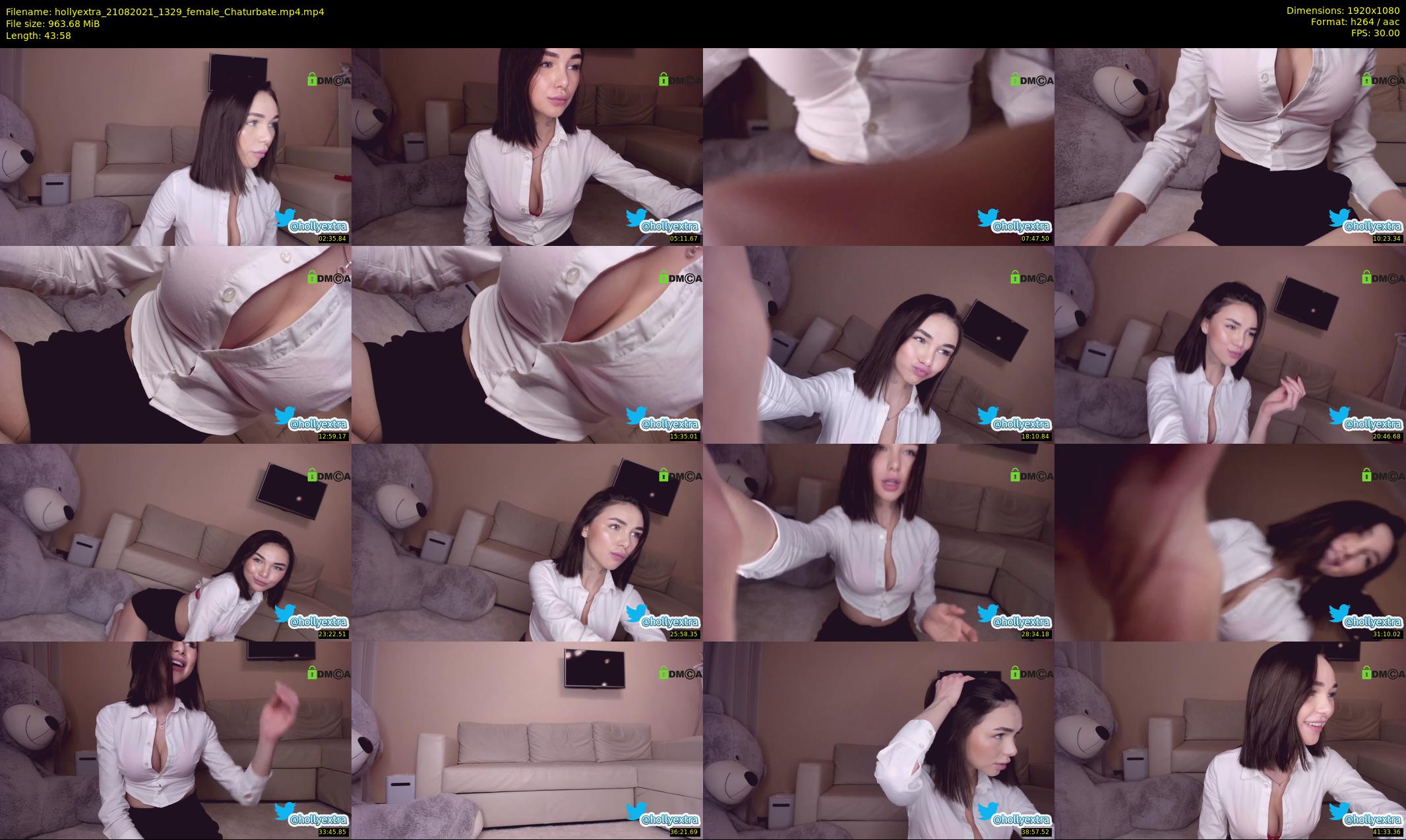 hollyextra — 44 minute Chaturbate female cam show recording, 1080p, Aug 21, 2021