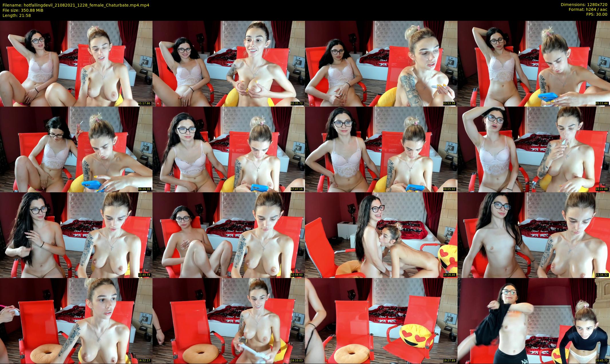 hotfallingdevil — 22 minute Chaturbate female cam show recording, 720p, Aug 21, 2021