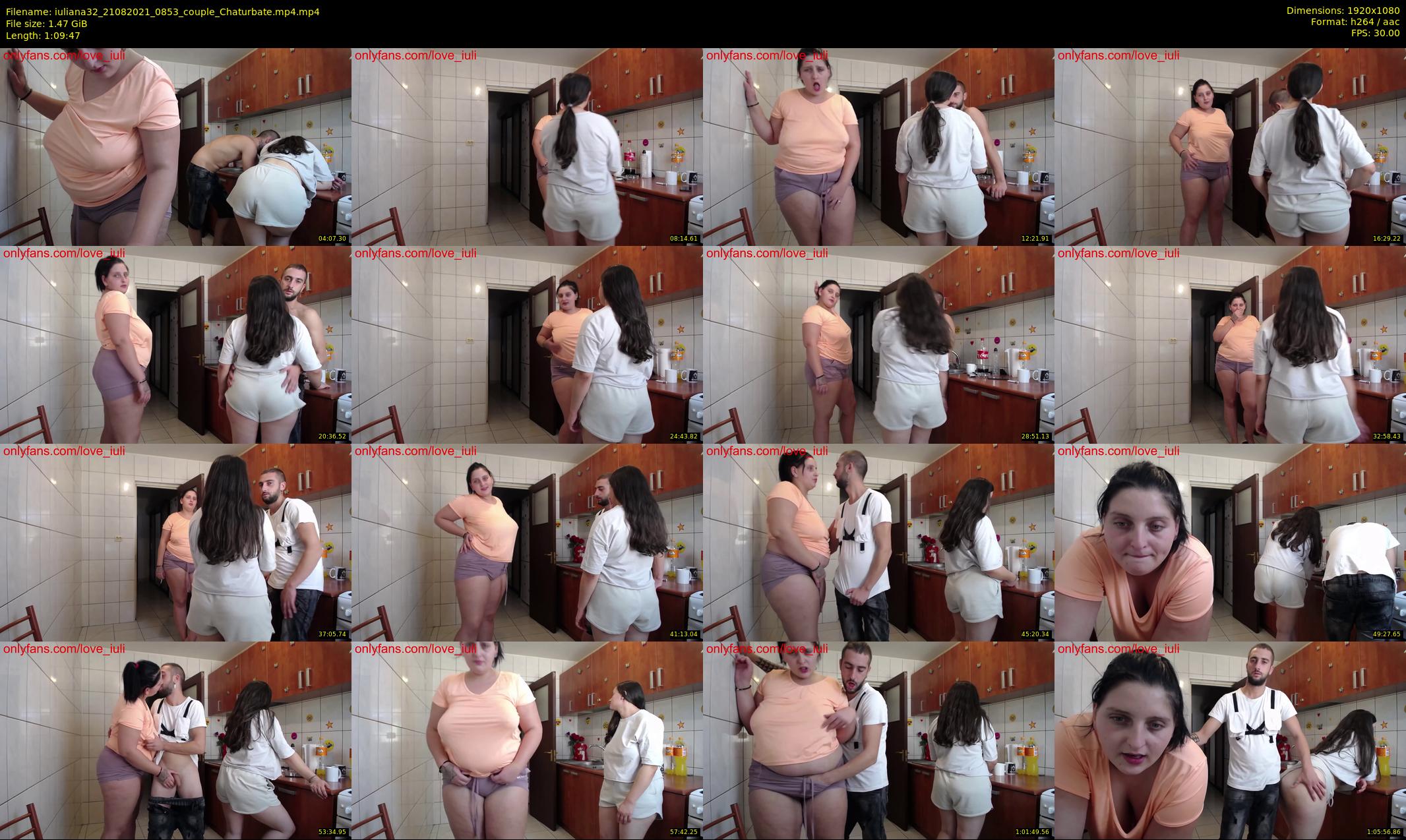 iuliana32 — 70 minute Chaturbate couple cam show recording, 1080p, Aug 21, 2021