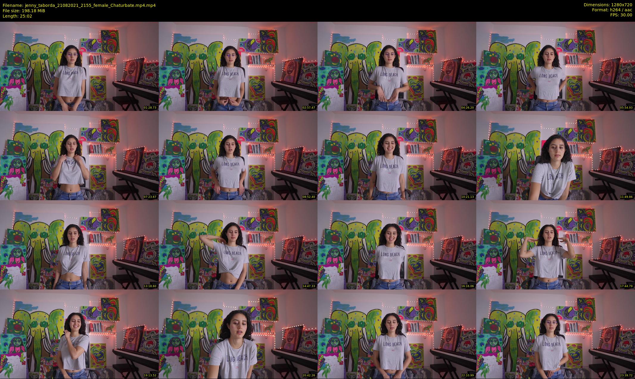 jenny_taborda — 26 minute Chaturbate female cam show recording, 720p, Aug 21, 2021