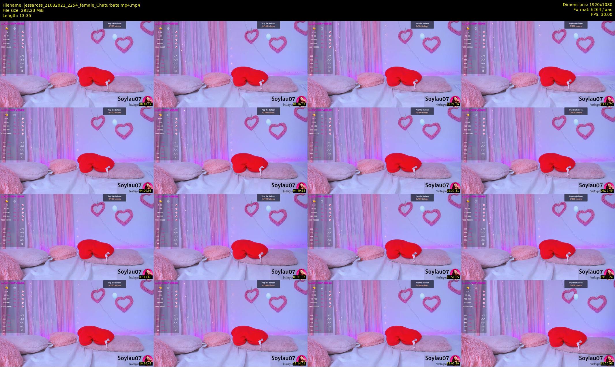 jessaross — 14 minute Chaturbate female cam show recording, 1080p, Aug 21, 2021