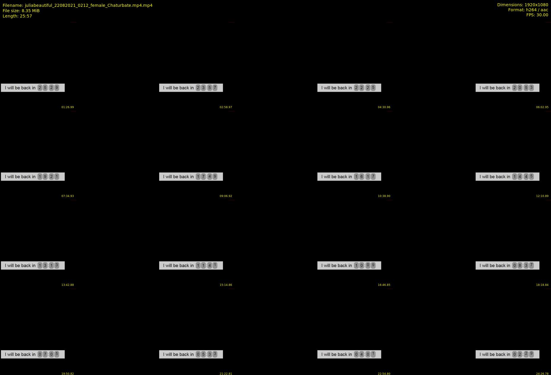 juliabeautiful — 26 minute Chaturbate female cam show recording, 1080p, Aug 22, 2021