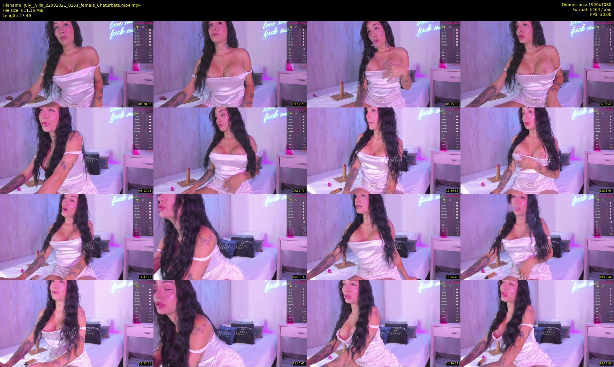july__villa — 28 minute Chaturbate female cam show recording, 1080p, Aug 22, 2021