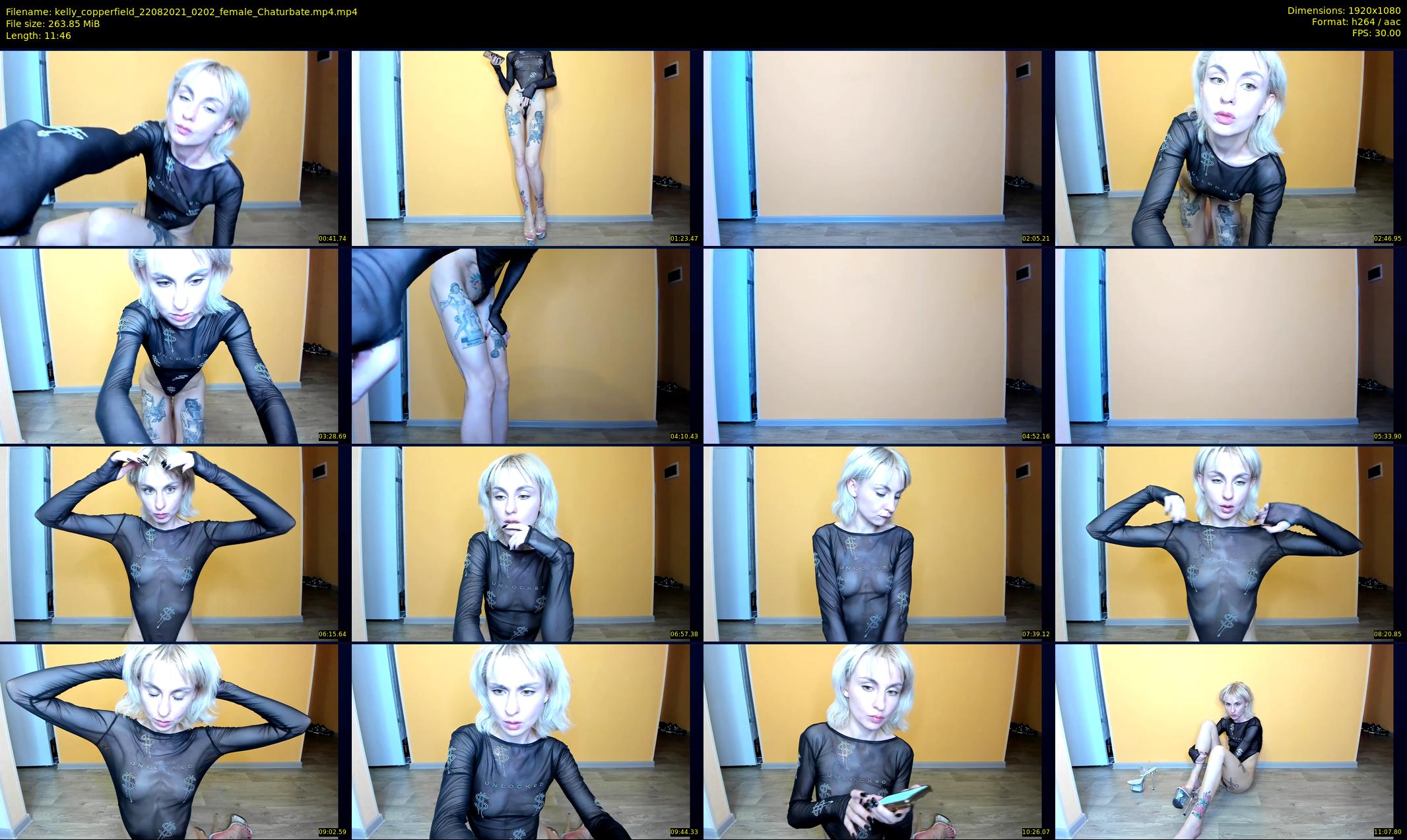 kelly_copperfield — 12 minute Chaturbate female cam show recording, 1080p, Aug 22, 2021