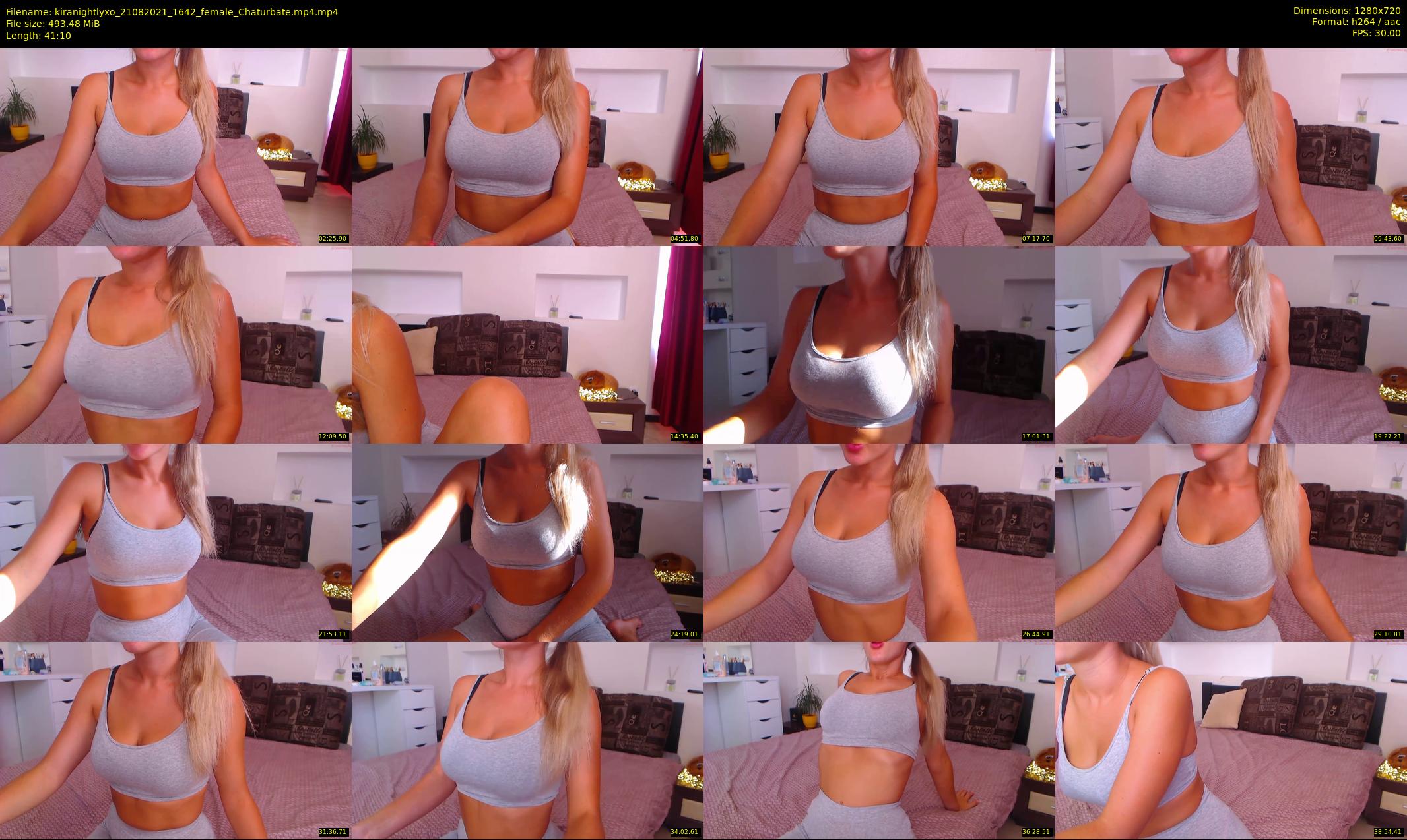 kiranightlyxo — 42 minute Chaturbate female cam show recording, 720p, Aug 21, 2021