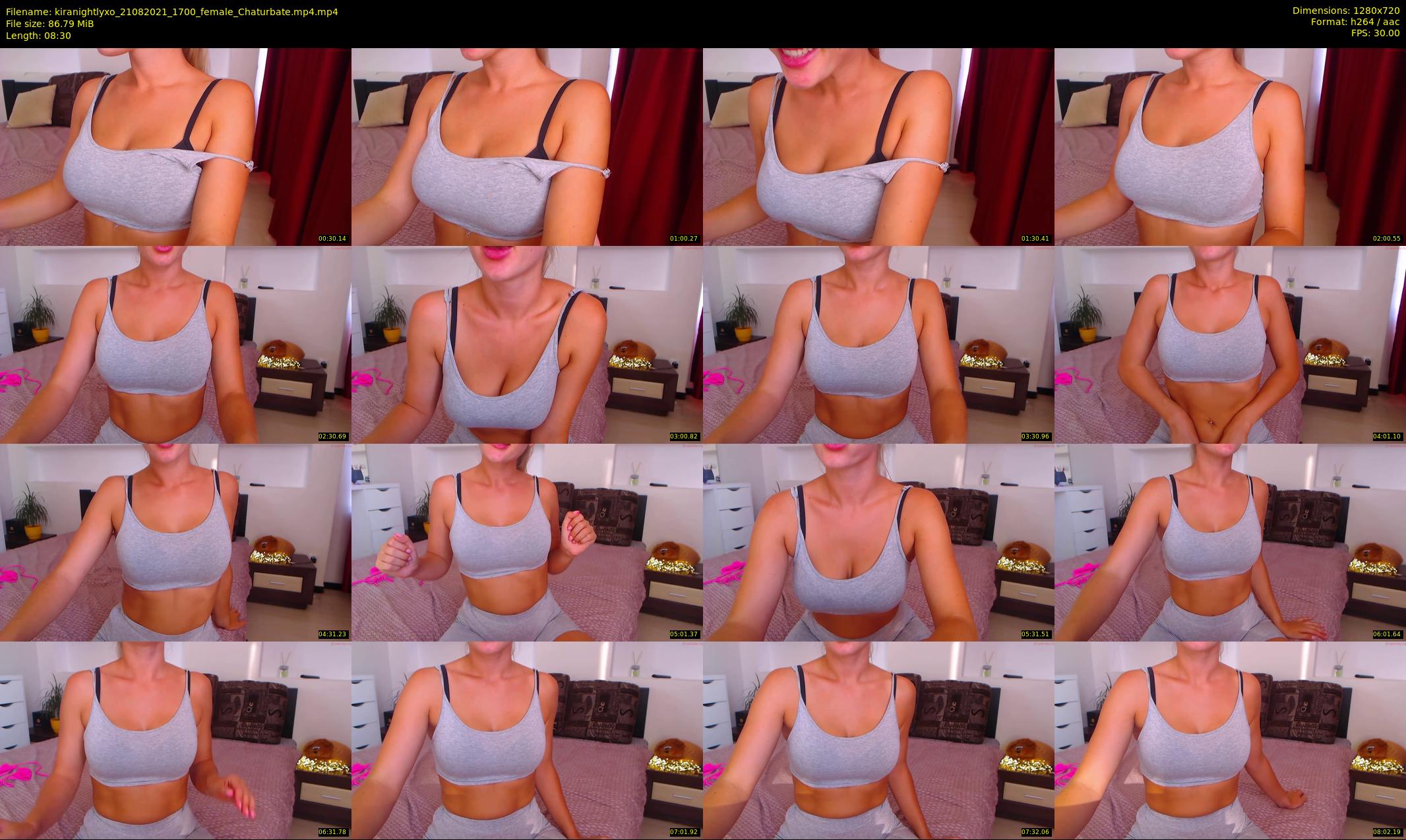 kiranightlyxo — 9 minute Chaturbate female cam show recording, 720p, Aug 21, 2021