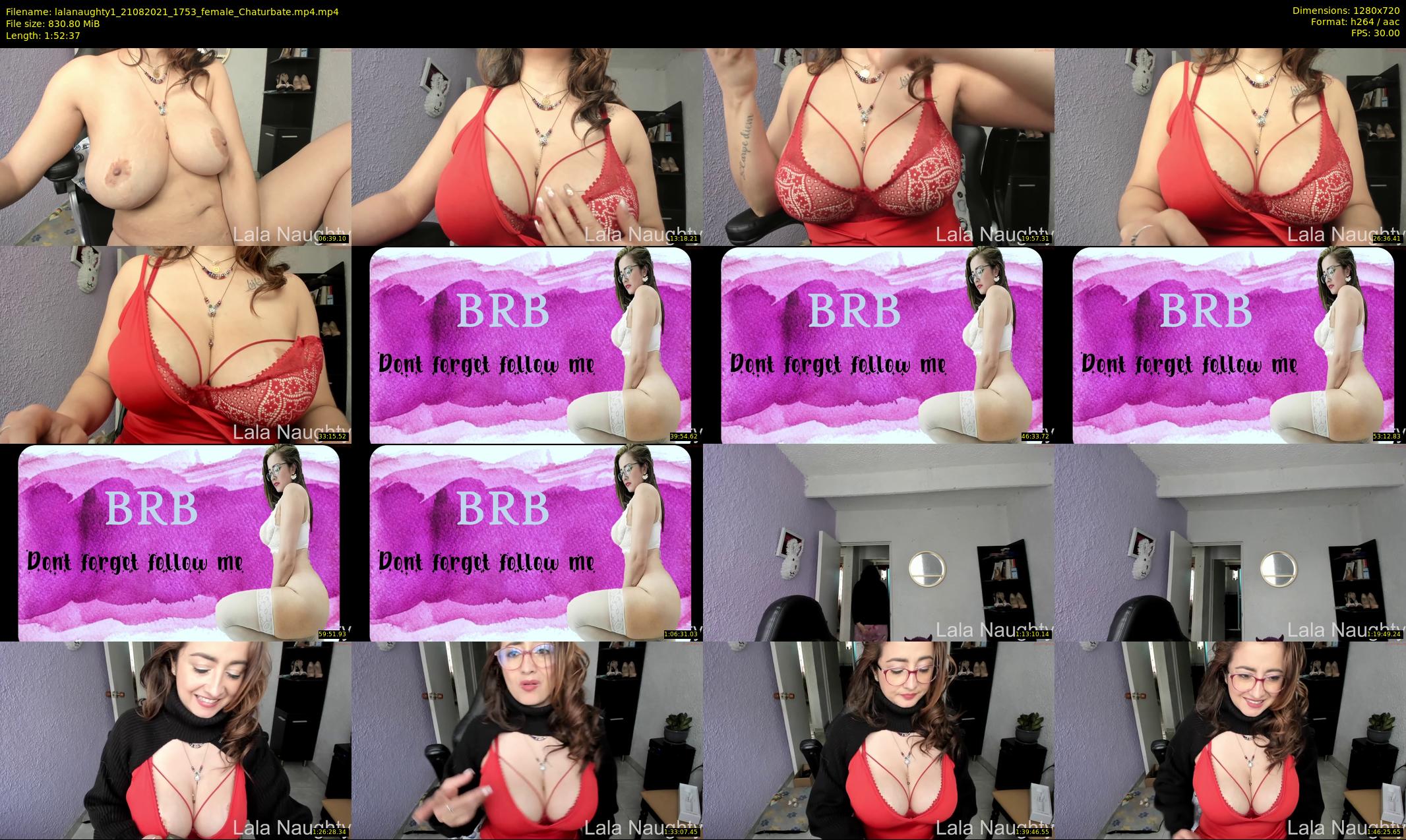 lalanaughty1 — 113 minute Chaturbate female cam show recording, 720p, Aug 21, 2021