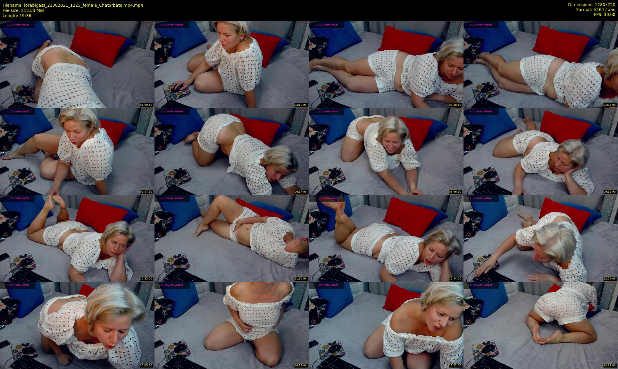 lorabigass — 20 minute Chaturbate female cam show recording, 720p, Aug 21, 2021