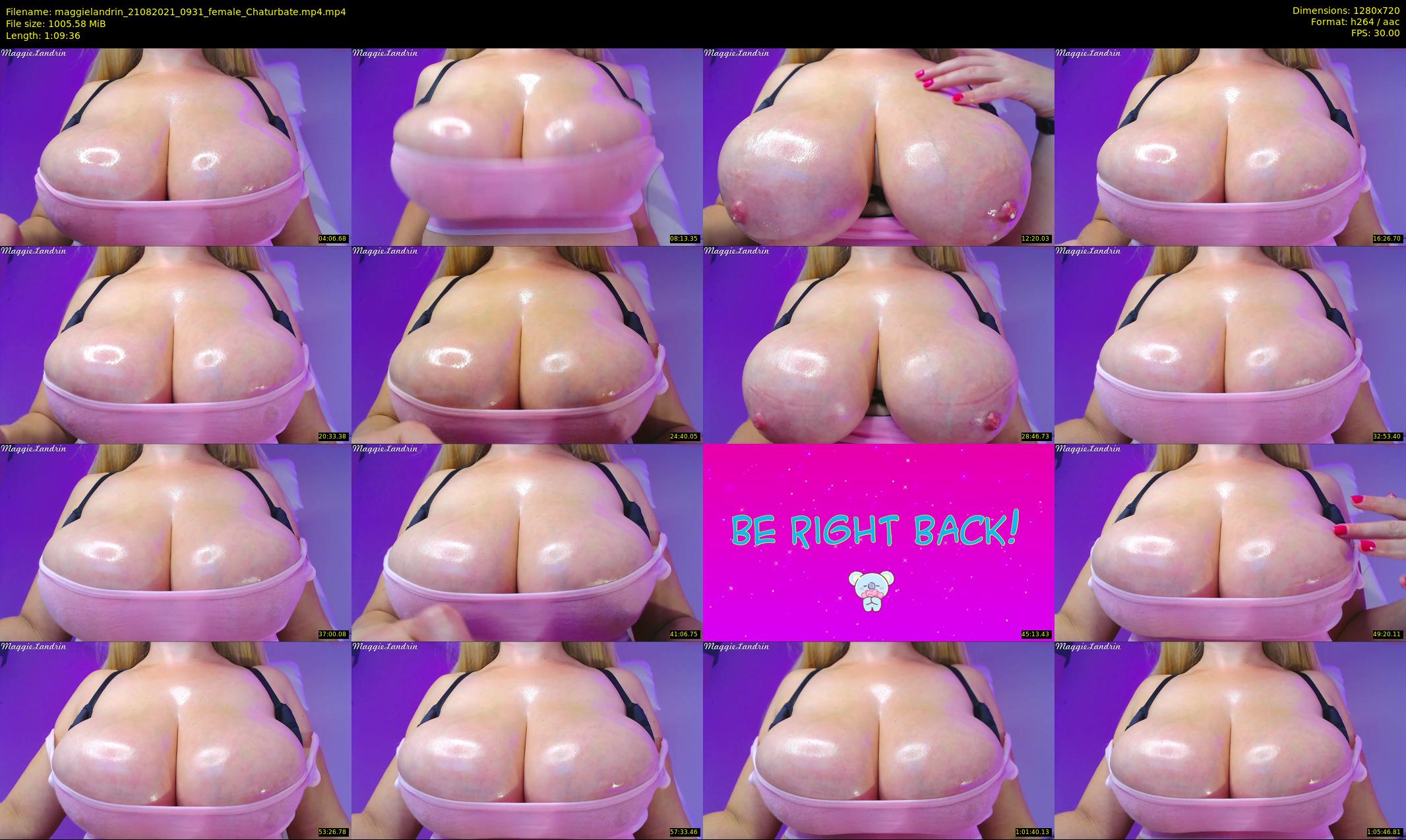 maggielandrin — 70 minute Chaturbate female cam show recording, 720p, Aug 21, 2021