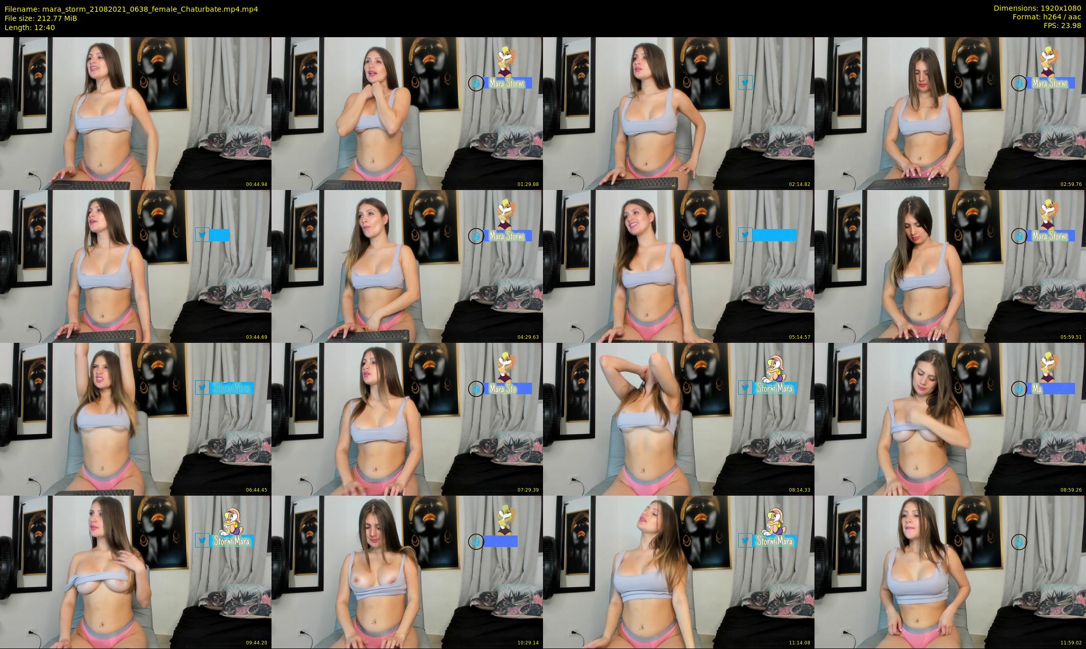 mara_storm — 13 minute Chaturbate female cam show recording, 1080p, Aug 21, 2021
