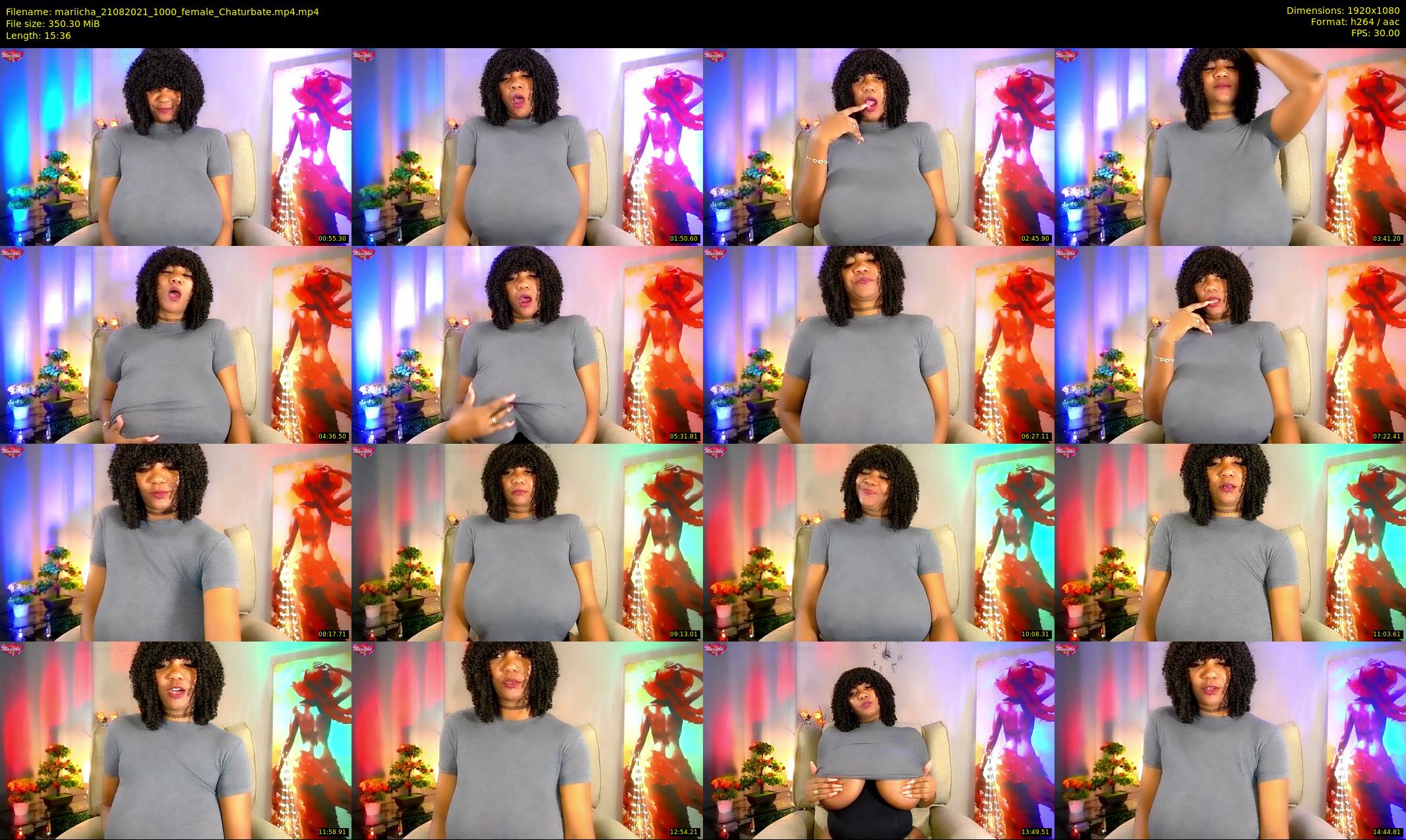 mariicha — 16 minute Chaturbate female cam show recording, 1080p, Aug 21, 2021