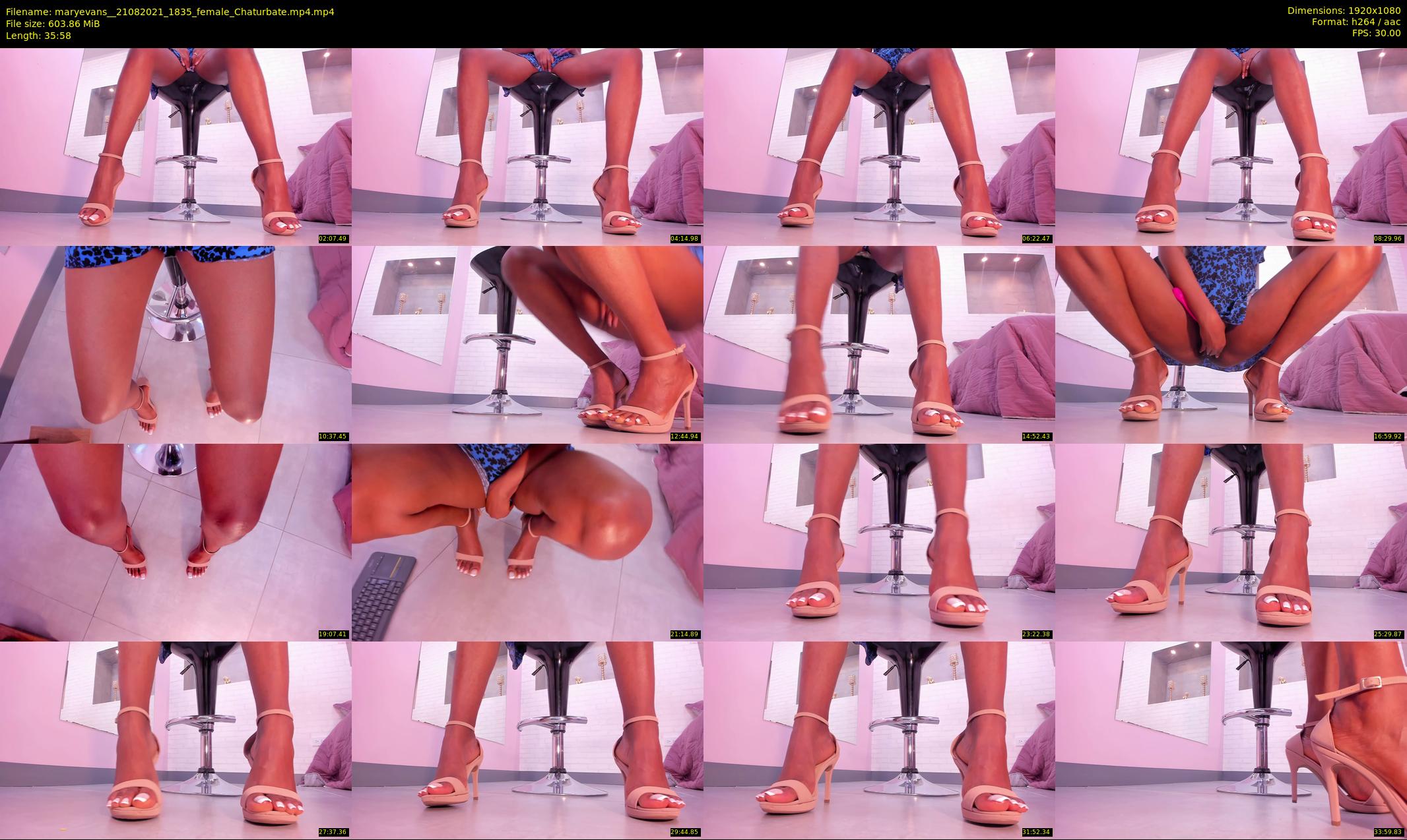 maryevans_ — 36 minute Chaturbate female cam show recording, 1080p, Aug 21, 2021