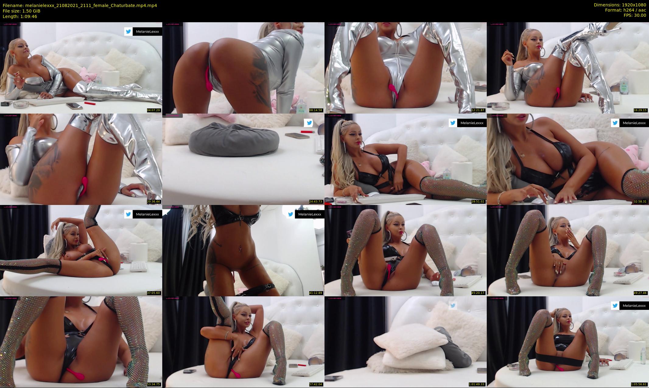 melanielexxx — 70 minute Chaturbate female cam show recording, 1080p, Aug 21, 2021