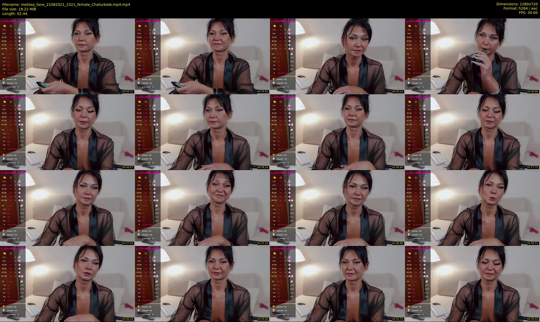 melissa_fane — 3 minute Chaturbate female cam show recording, 720p, Aug 21, 2021