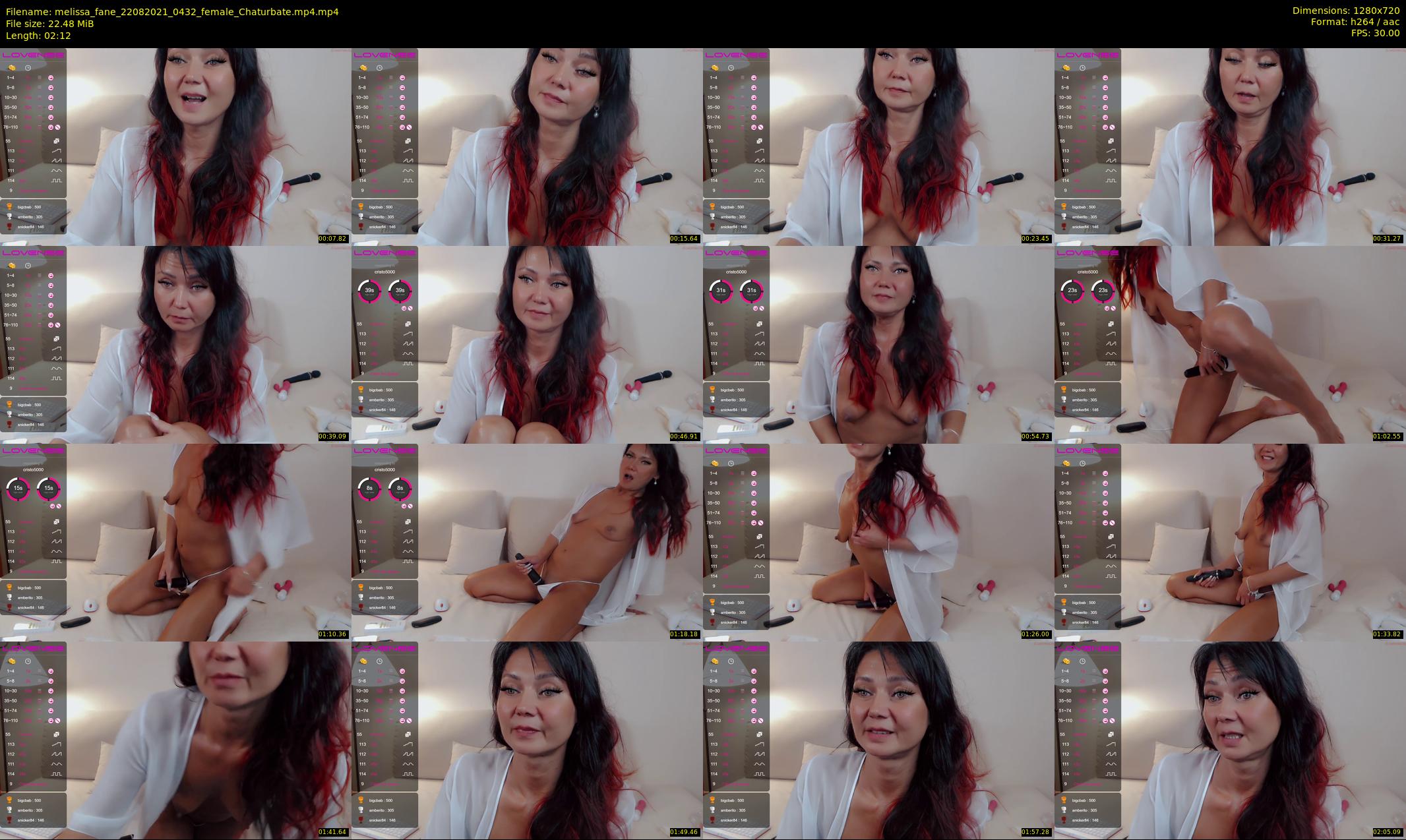 melissa_fane — 3 minute Chaturbate female cam show recording, 720p, Aug 22, 2021