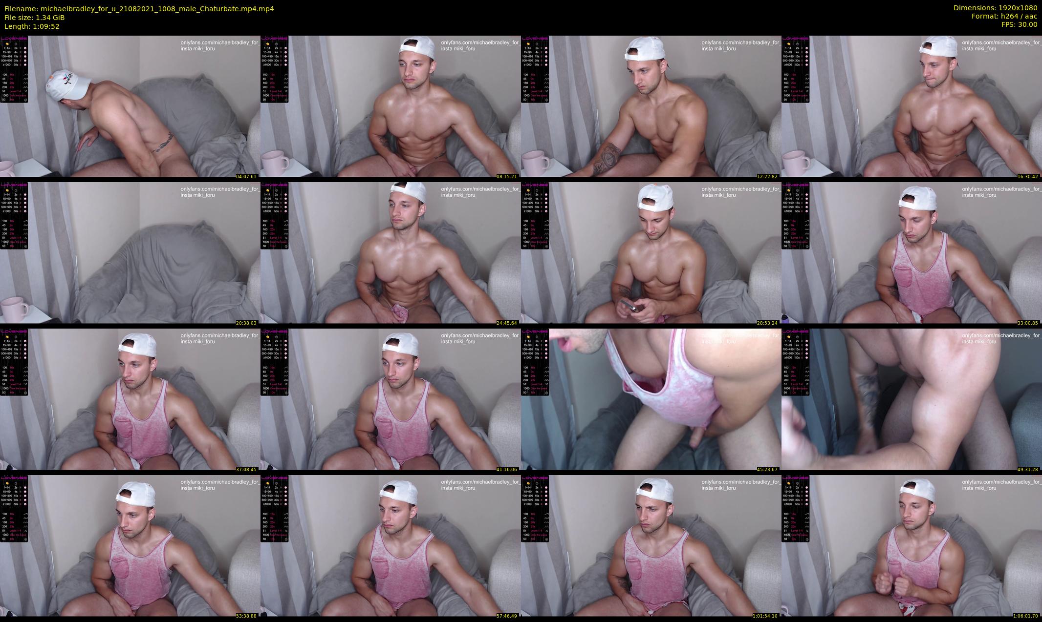michaelbradley_for_u — 70 minute Chaturbate male cam show recording, 1080p, Aug 21, 2021