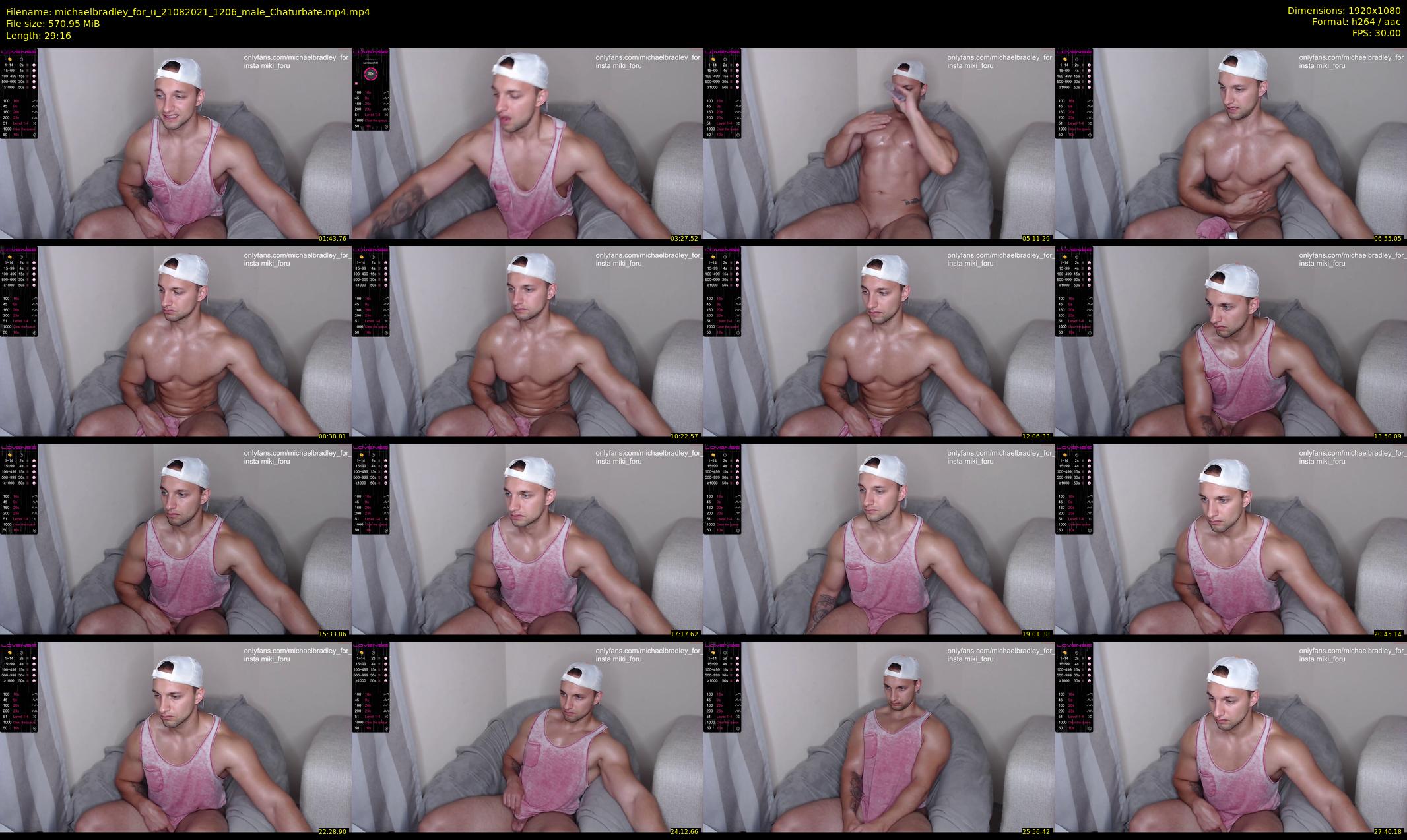 michaelbradley_for_u — 30 minute Chaturbate male cam show recording, 1080p, Aug 21, 2021