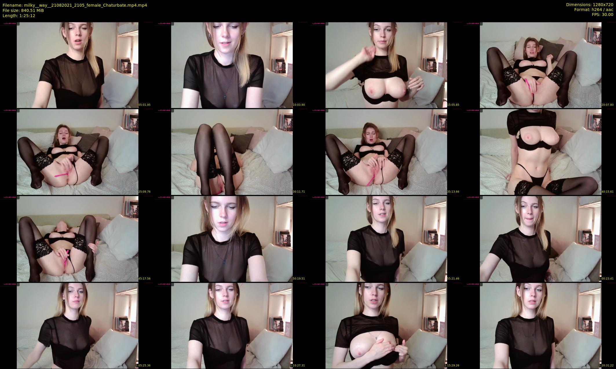 milky__way_ — 86 minute Chaturbate female cam show recording, 720p, Aug 21, 2021