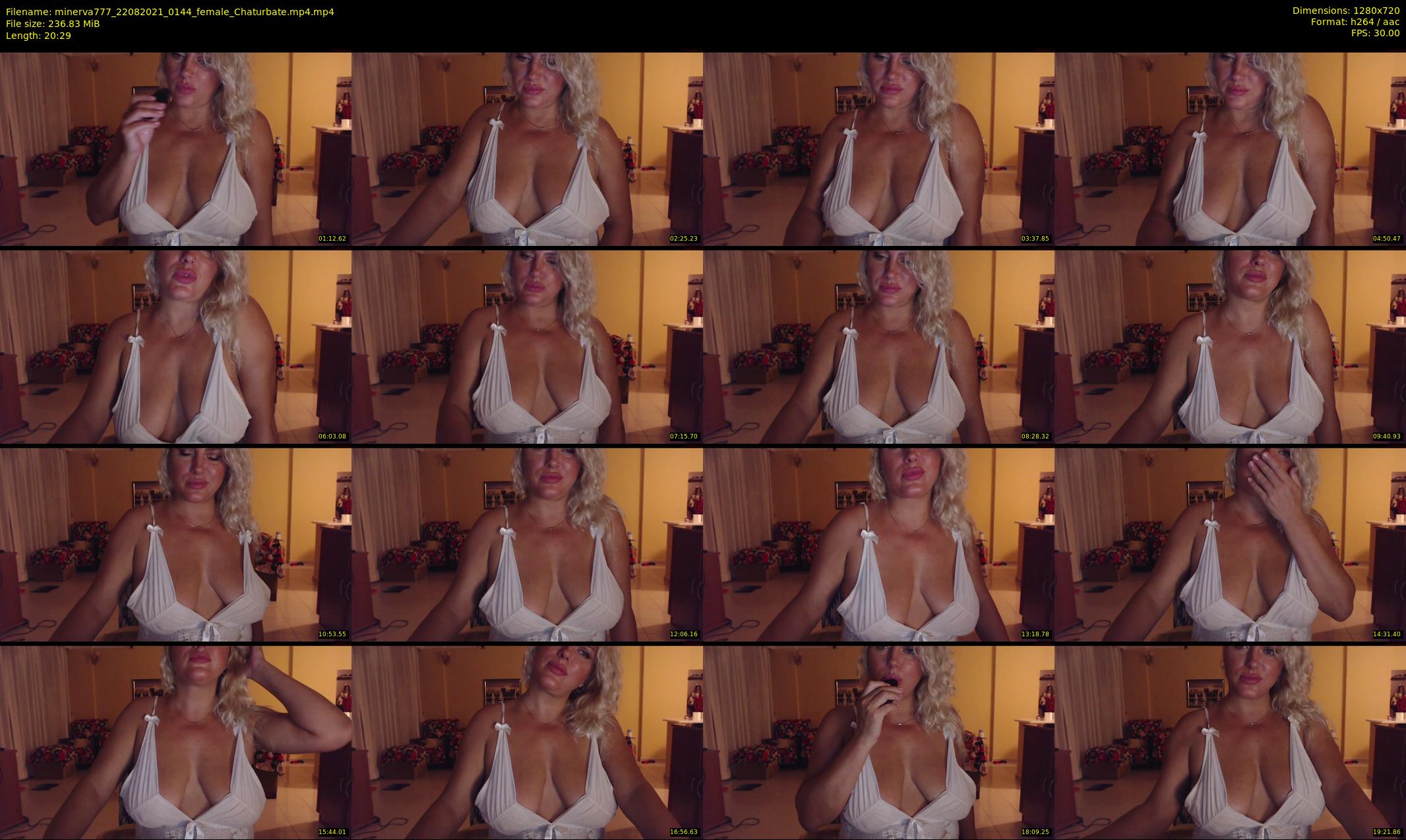 minerva777 — 21 minute Chaturbate female cam show recording, 720p, Aug 22, 2021