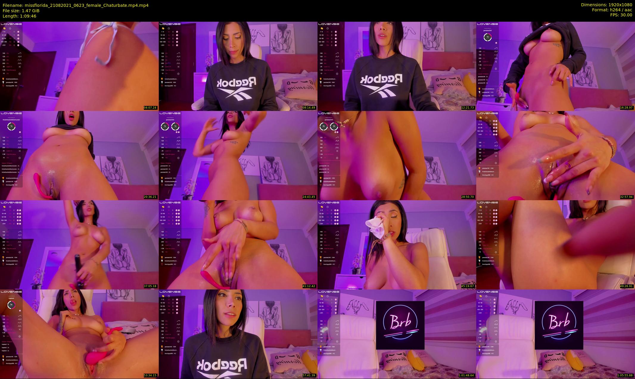 missflorida — 70 minute Chaturbate female cam show recording, 1080p, Aug 21, 2021