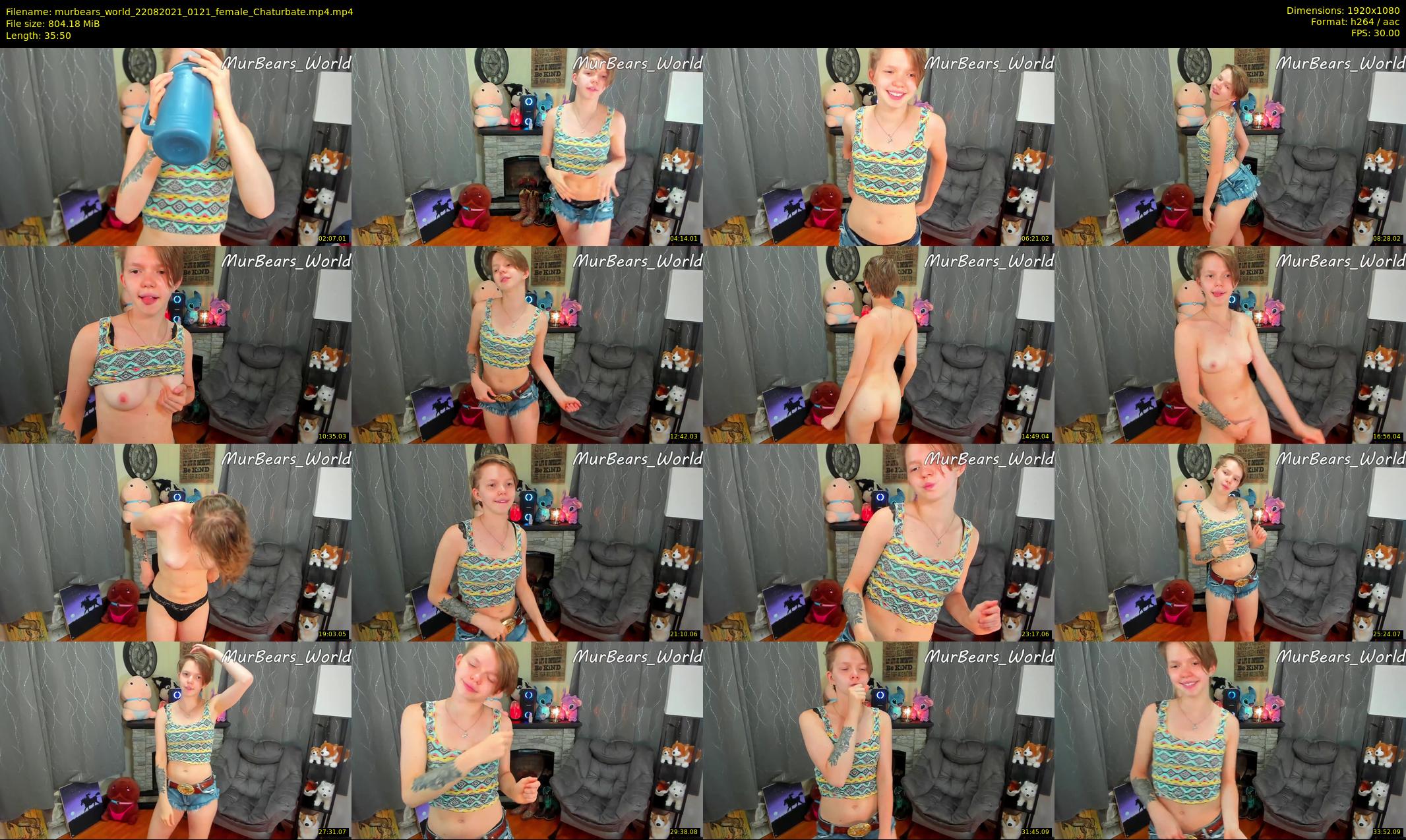 murbears_world — 36 minute Chaturbate female cam show recording, 1080p, Aug 22, 2021