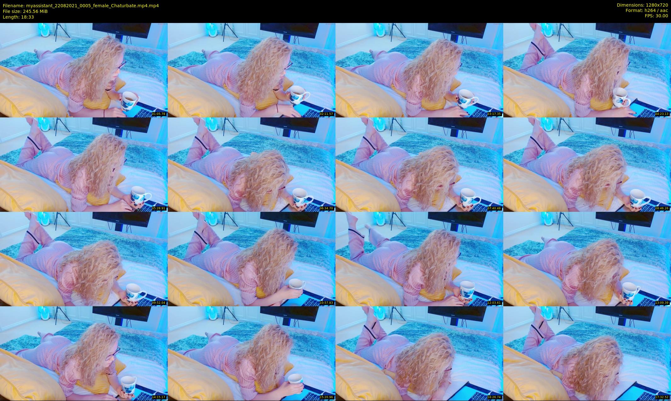 myassistant — 19 minute Chaturbate female cam show recording, 720p, Aug 22, 2021