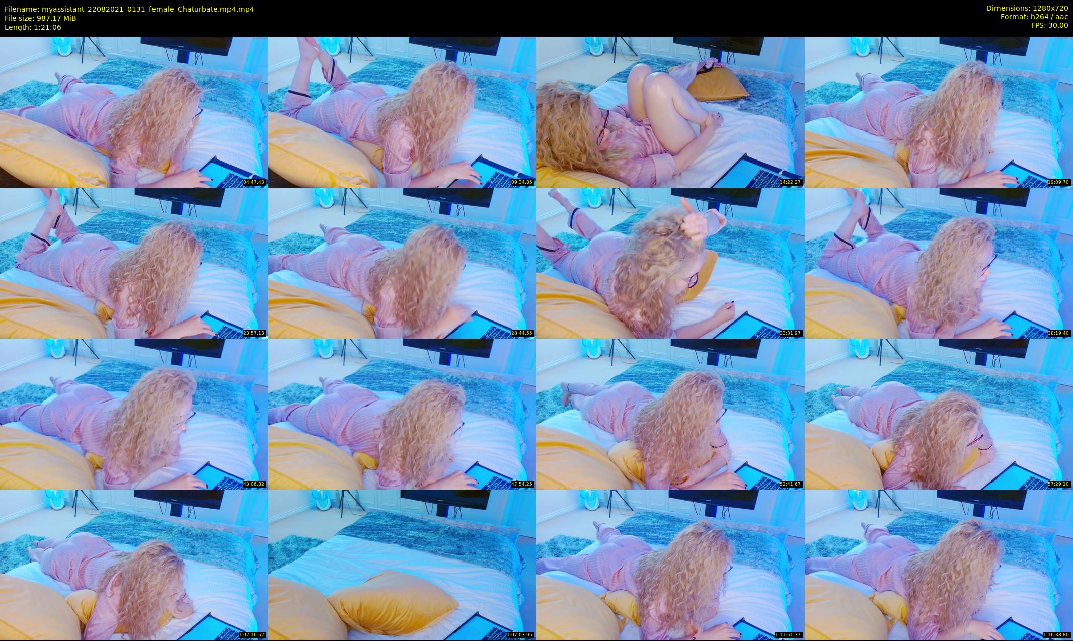 myassistant — 82 minute Chaturbate female cam show recording, 720p, Aug 22, 2021