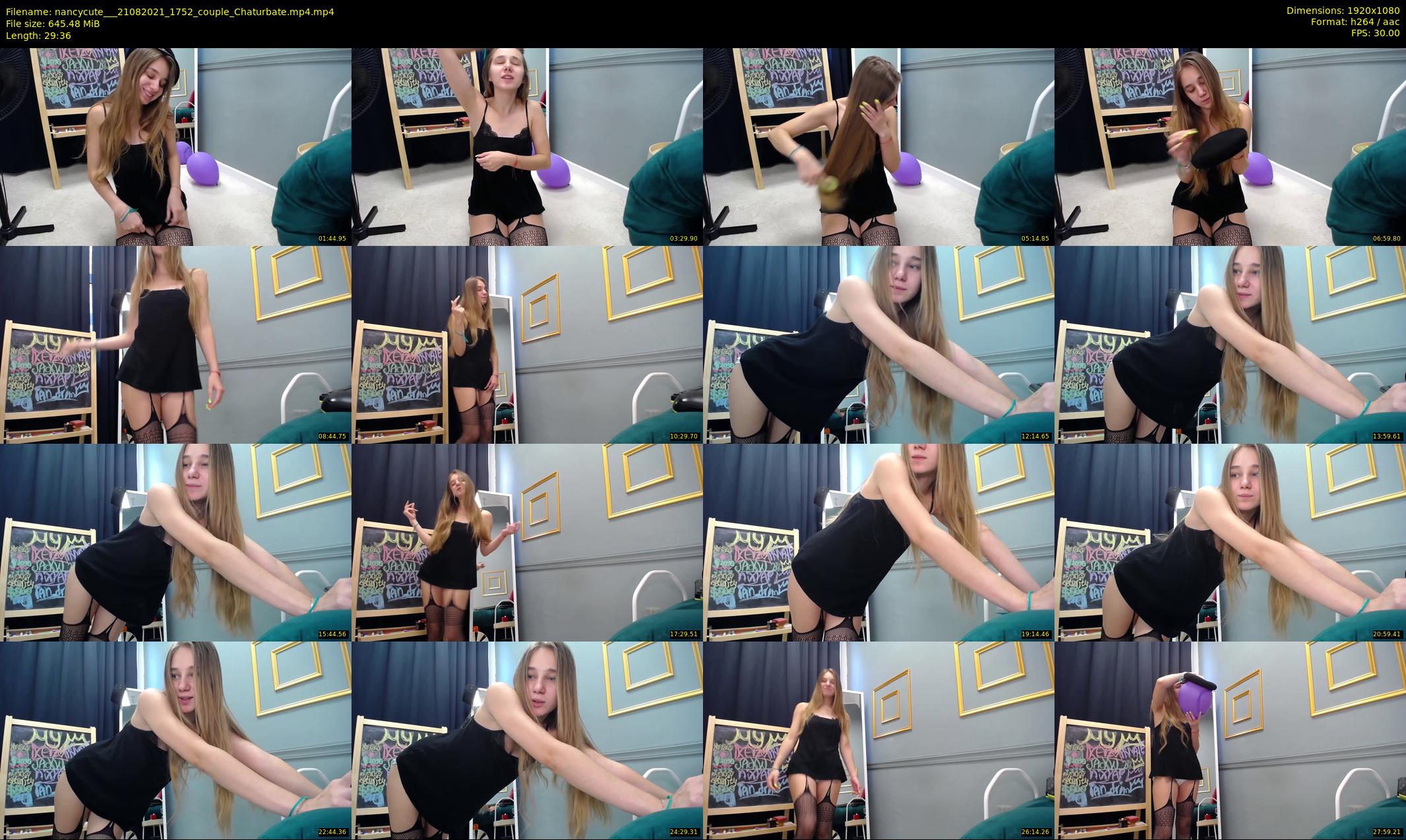 nancycute__ — 30 minute Chaturbate female cam show recording, 1080p, Aug 21, 2021