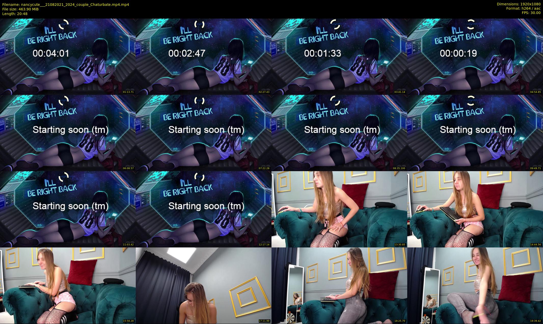 nancycute__ — 21 minute Chaturbate female cam show recording, 1080p, Aug 21, 2021
