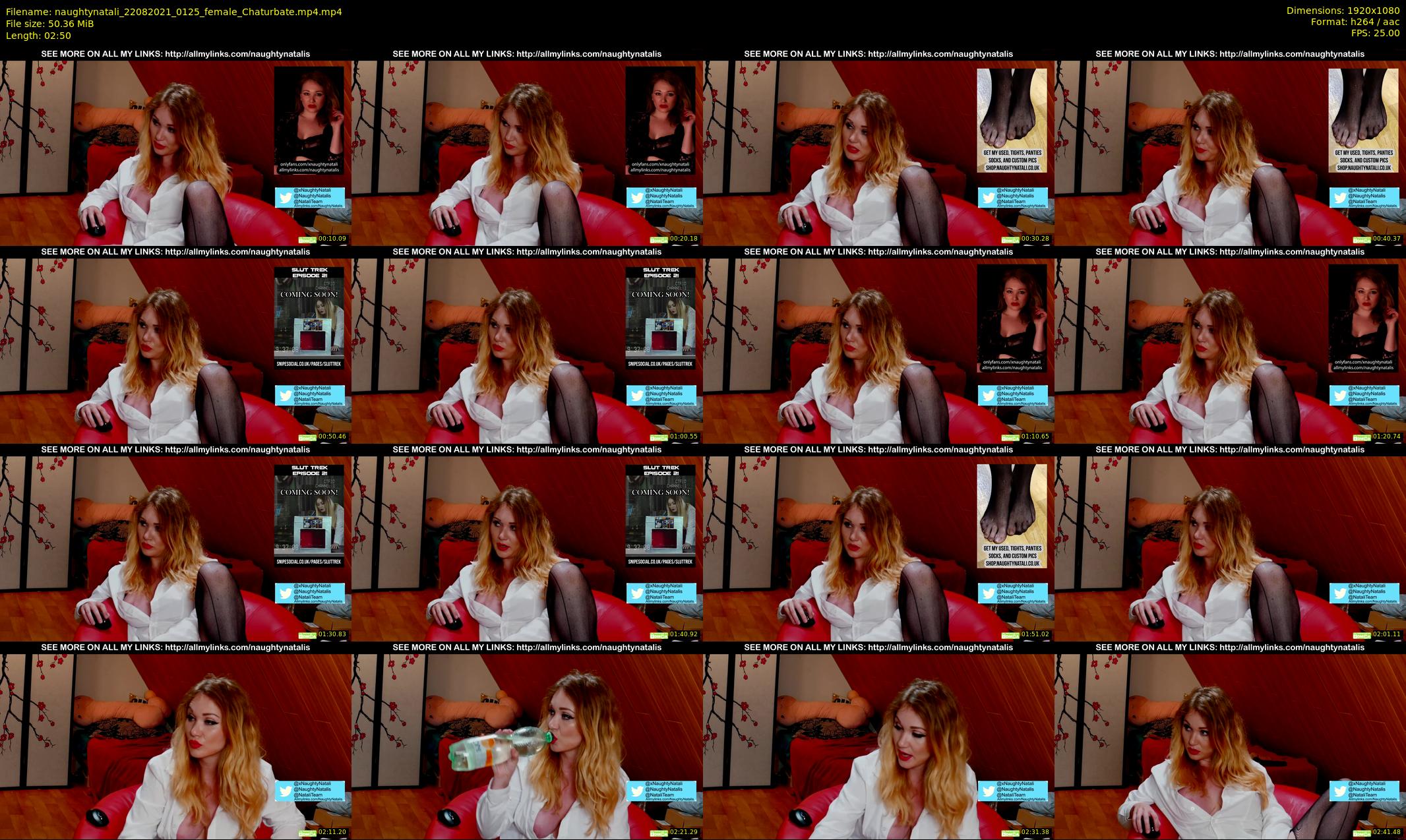naughtynatali — 3 minute Chaturbate female cam show recording, 1080p, Aug 22, 2021