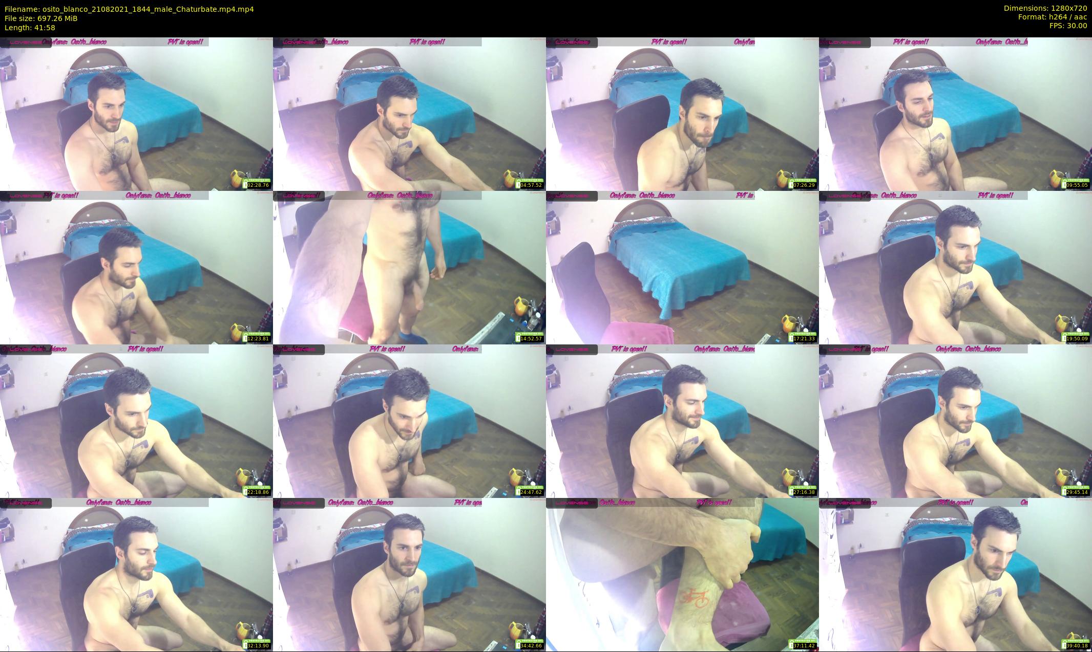 osito_blanco — 42 minute Chaturbate male cam show recording, 720p, Aug 21, 2021