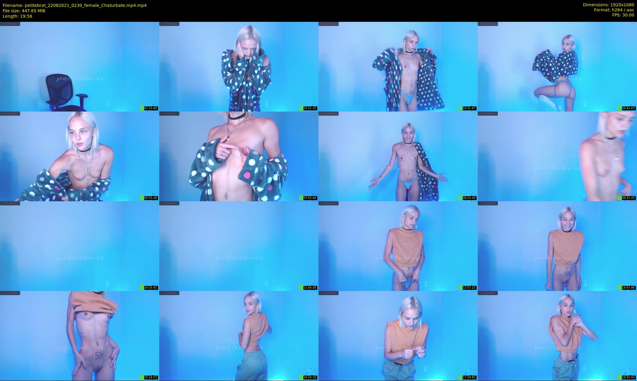 petitebrat — 20 minute Chaturbate female cam show recording, 1080p, Aug 22, 2021