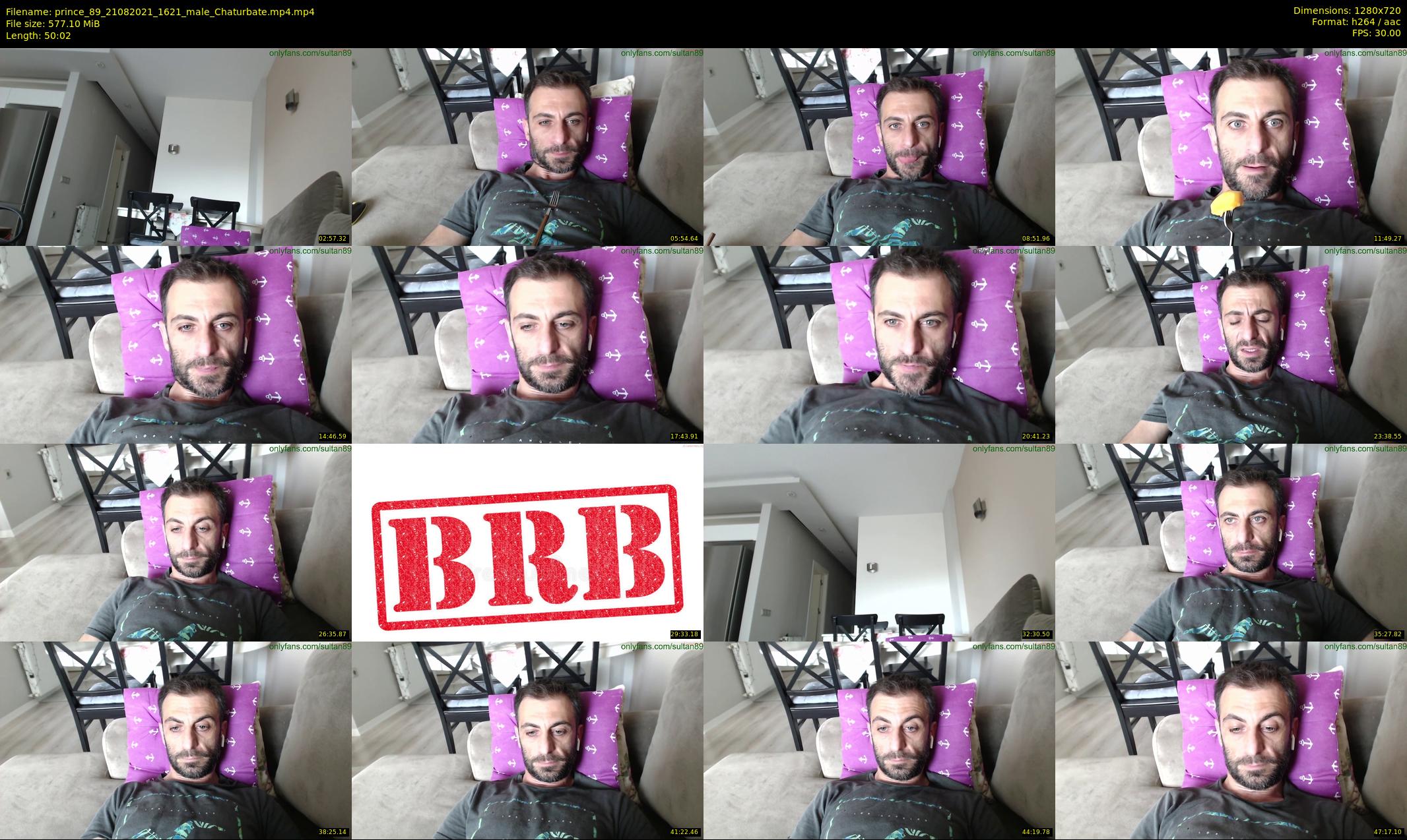 prince_89 — 51 minute Chaturbate male cam show recording, 720p, Aug 21, 2021