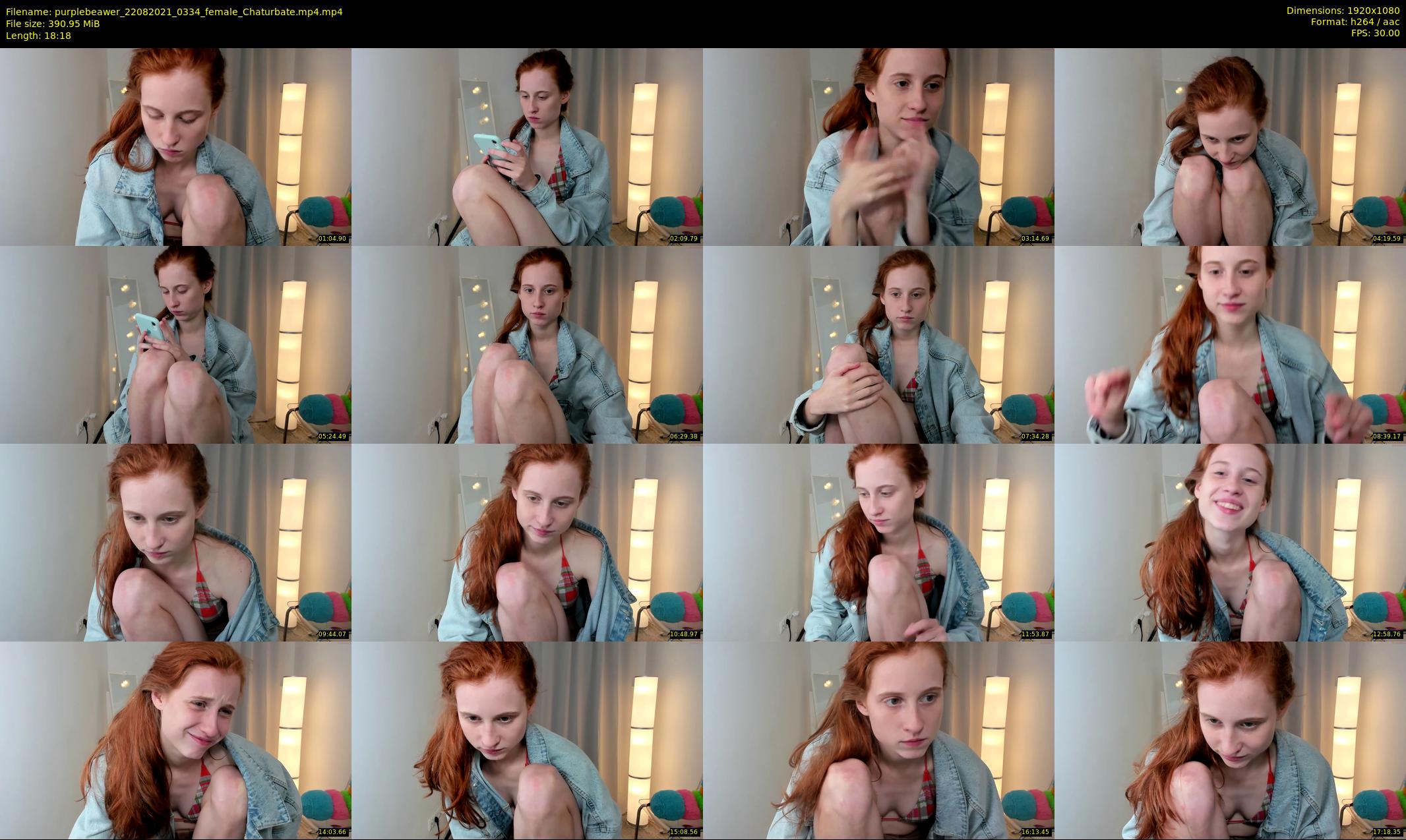 purplebeawer — 19 minute Chaturbate female cam show recording, 1080p, Aug 22, 2021