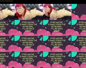 pyrowayne — 17 minute Chaturbate female cam show recording, 1080p, Aug 22, 2021