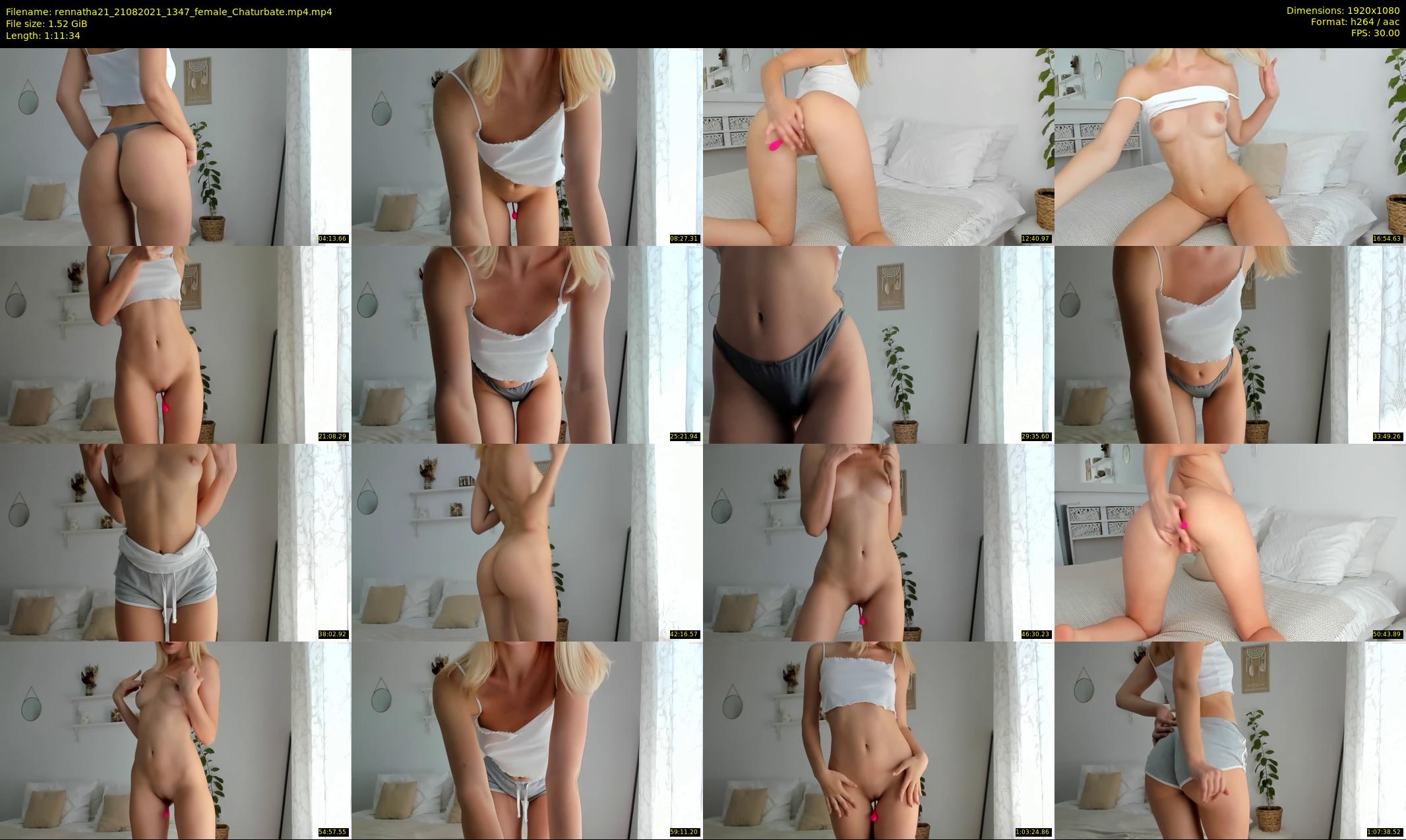 rennatha21 — 72 minute Chaturbate female cam show recording, 1080p, Aug 21, 2021