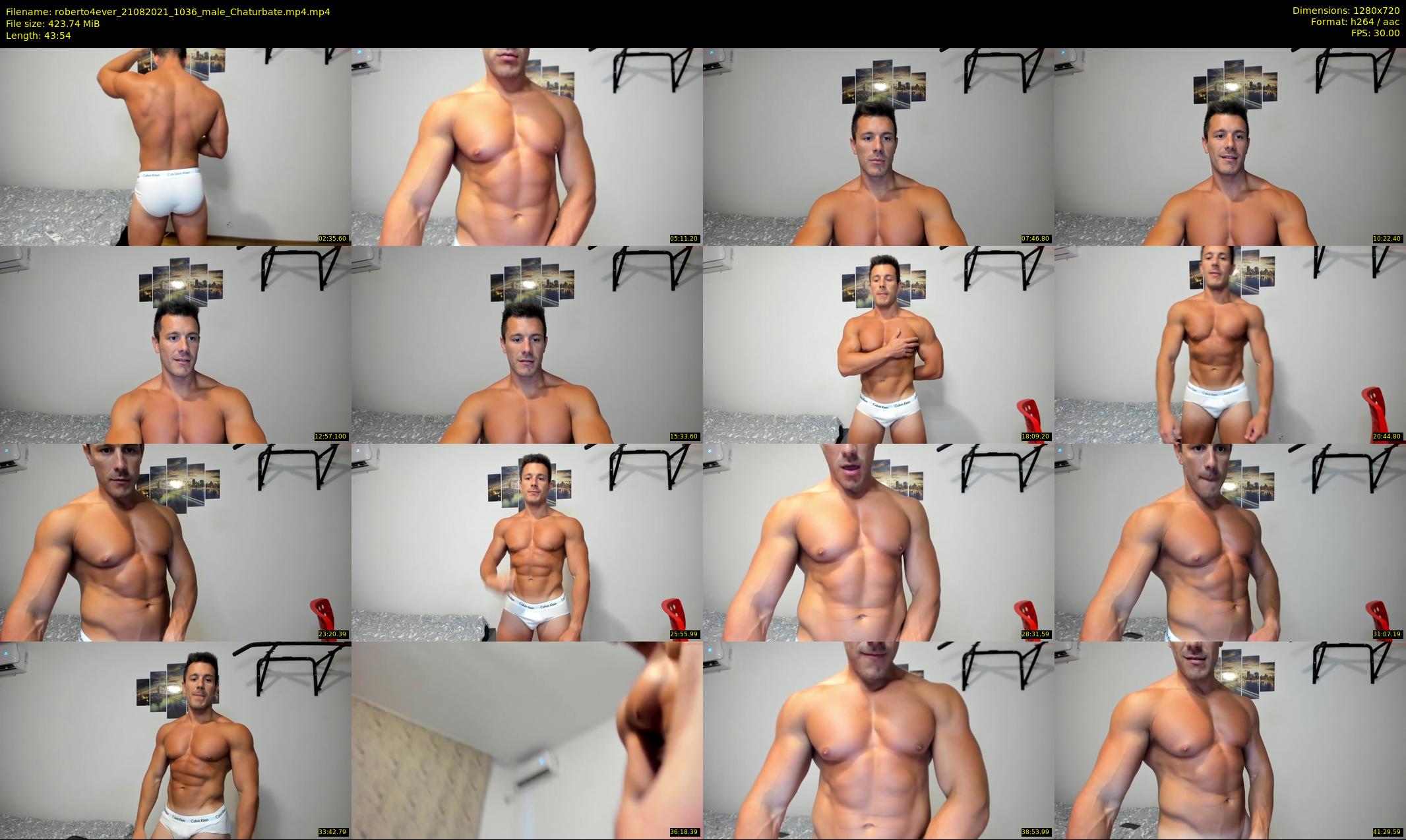 roberto4ever — 44 minute Chaturbate male cam show recording, 720p, Aug 21, 2021